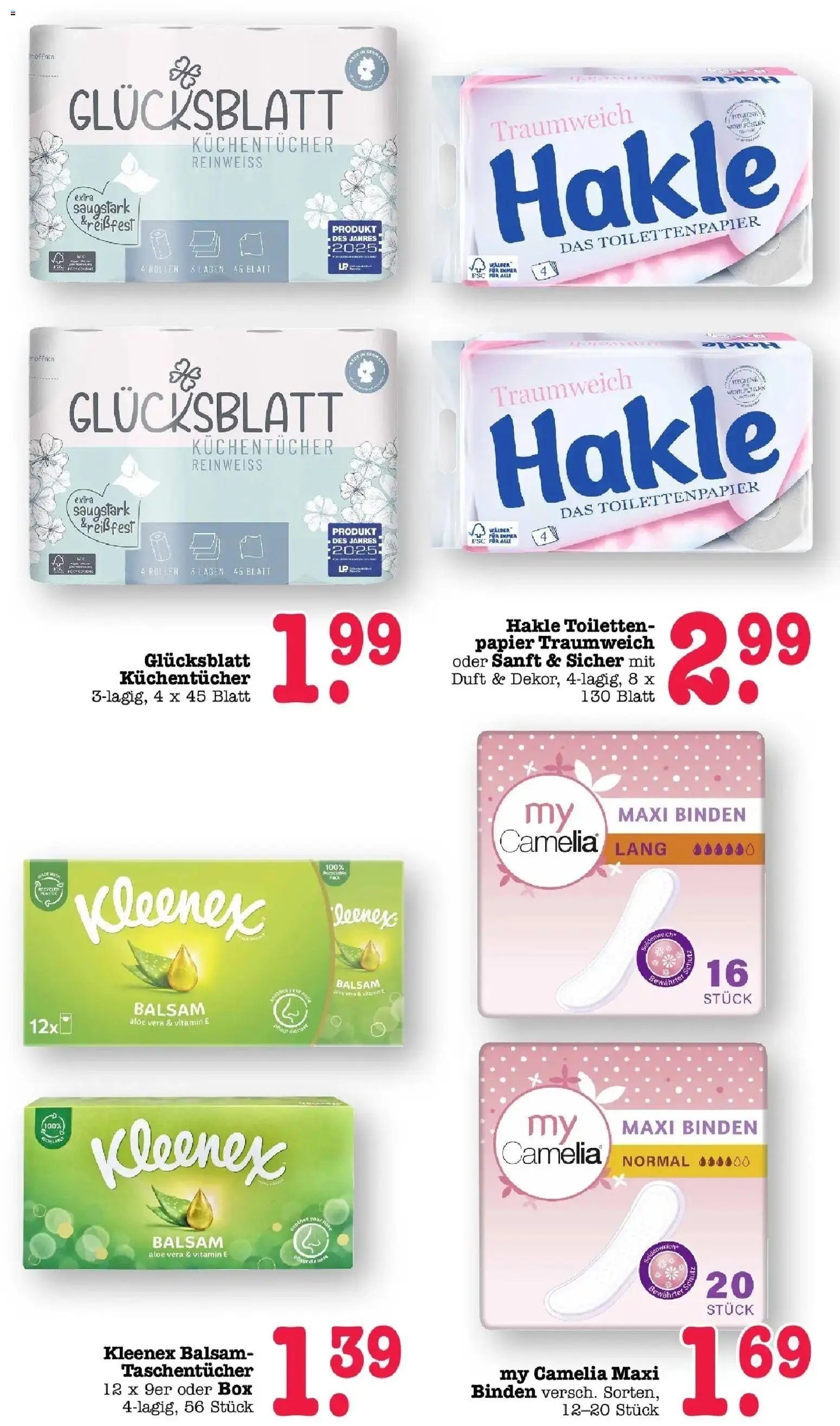 E center Prospekt Kuppenheim-Oberndorf	 – gültig ab 05.04.2026 | Seite: 66 | Produkte: Box, Duft, Toilettenpapier