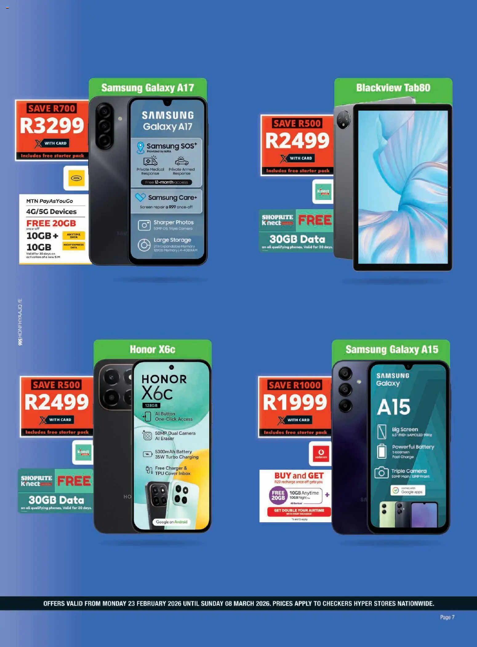 New Checkers catalogue – valid from 23.02.2026 | Page: 7 | Products: Cover, Camera, Battery, Charger