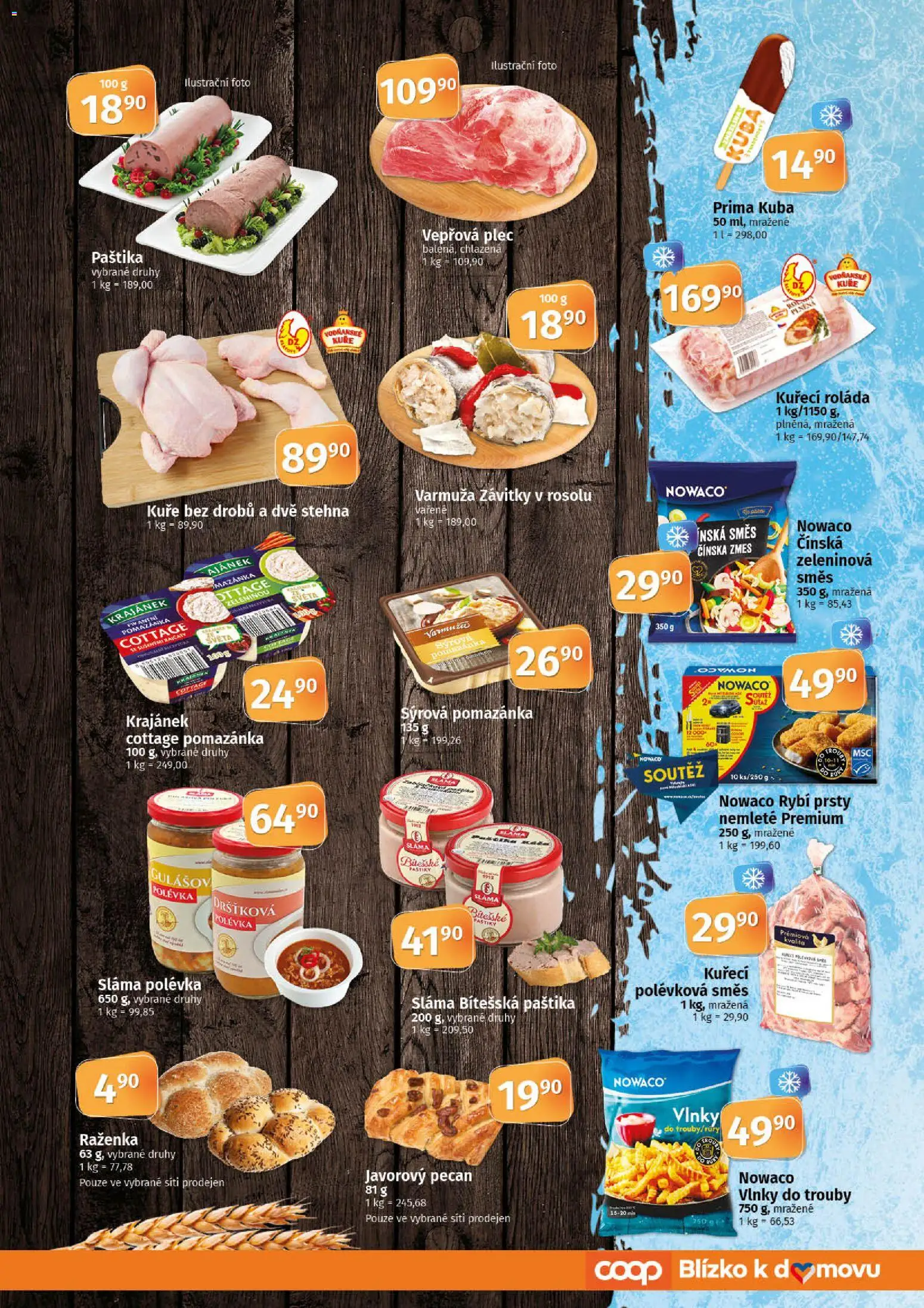 Coop leták - Tuty od 25.02.2026 | Strana: 3 | Produkty: Pomazánka, Vepřová plec, Kuře, Paštika