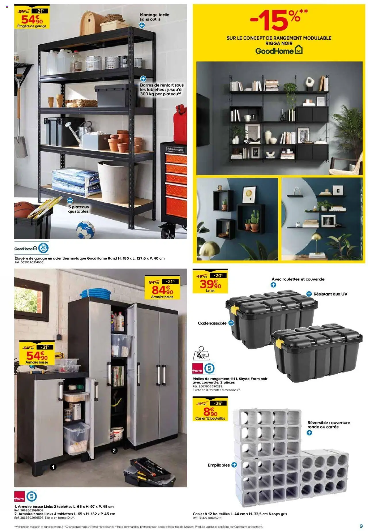  | Page: 9 | Produits: Plateau, Armoire, Étagère