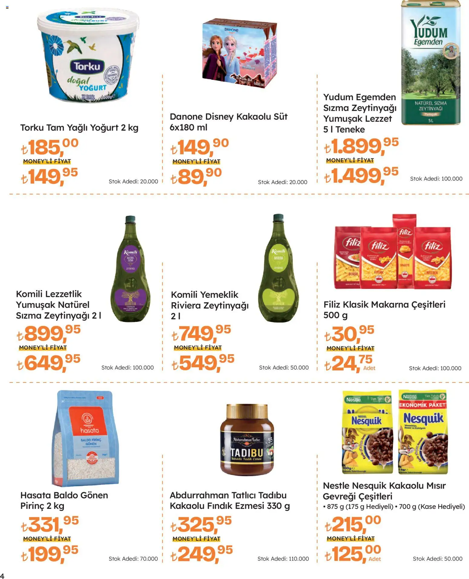 Migros Katalog - Migros Jet Dijital - 26.02.2026 tarihinden itibaren geçerlidir | Sayfa: 4 | Ürünler: Kaşe, Pirinç, Makarna, Mısır