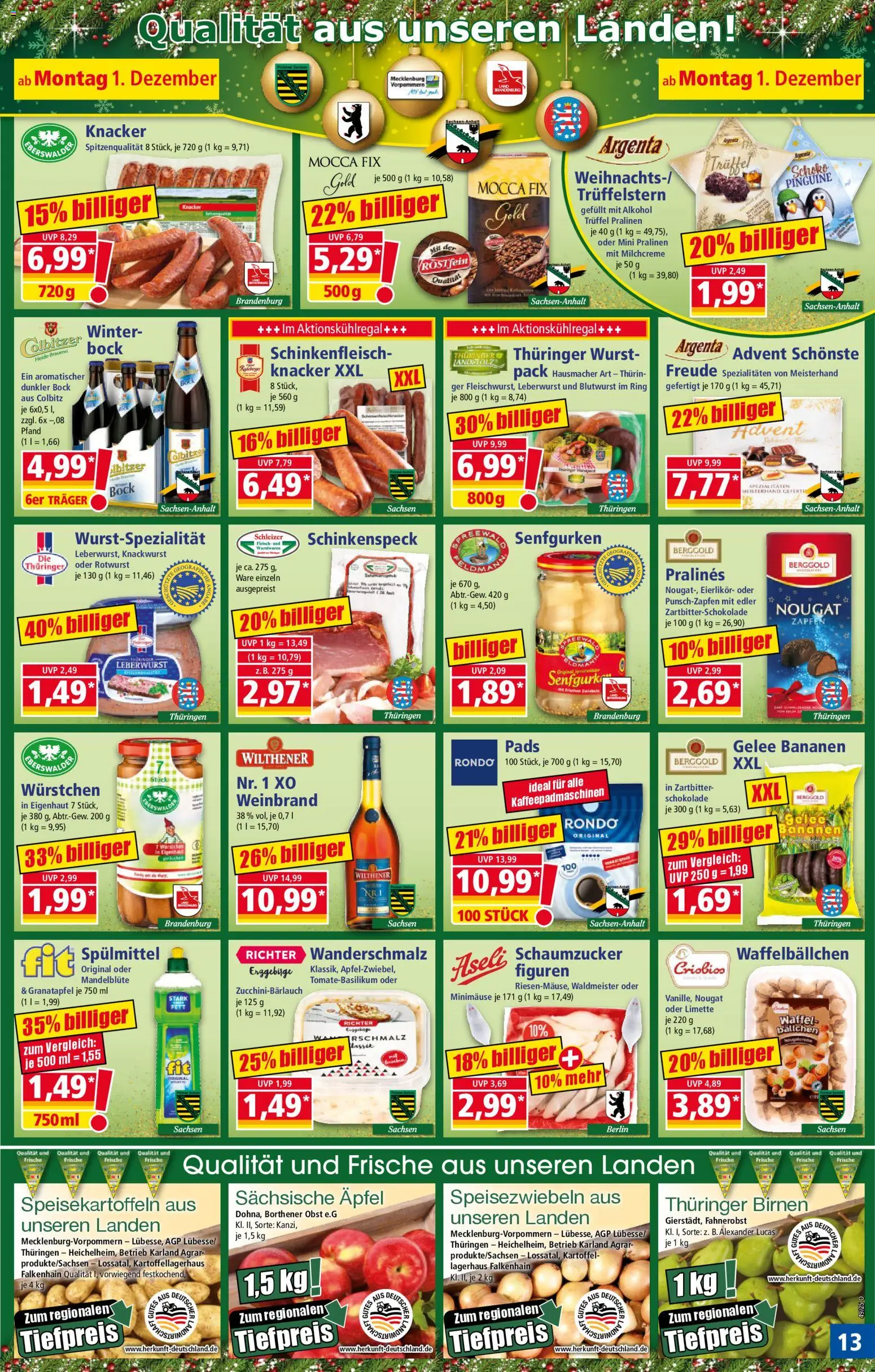 Norma - Cyber Week – gültig ab 01.12.2025 | Seite: 13 | Produkte: Schokolade, Obst, Wurst, Limette