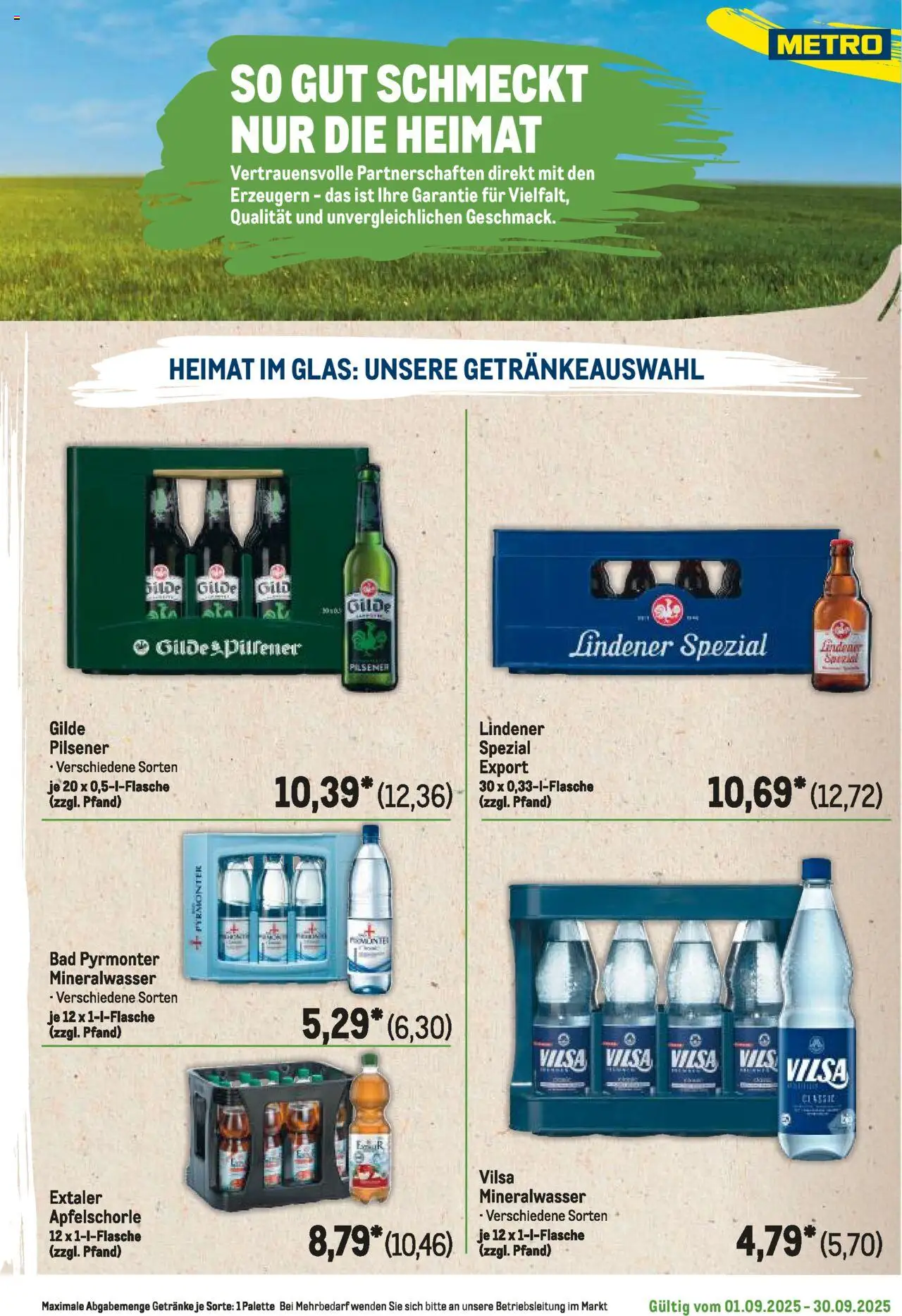 Metro Regionaler Flyer - gültig ab dem 01.09.2025 | Seite: 17 | Produkte: Bad, Mineralwasser