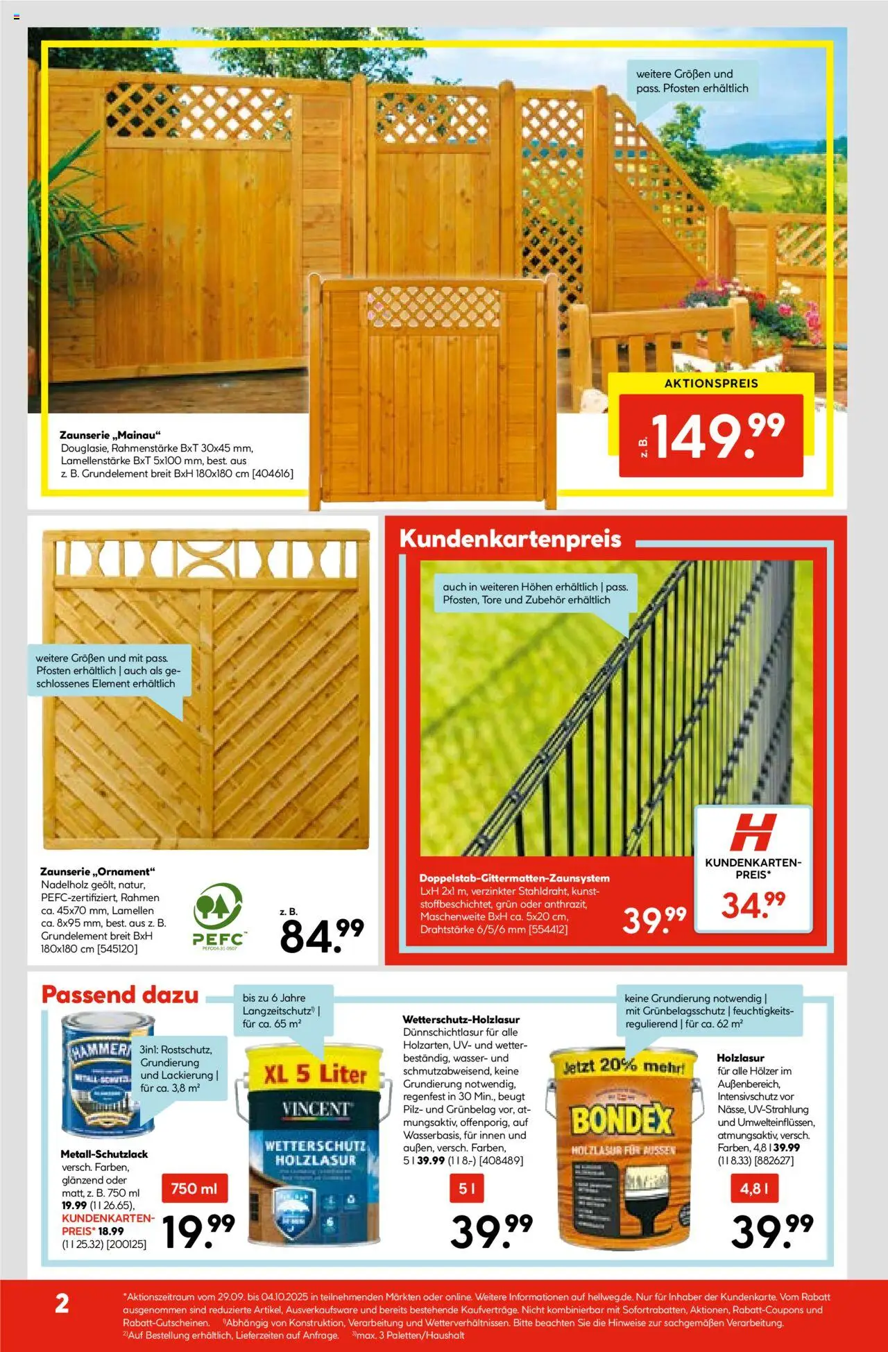 Hellweg Prospekt – gültig ab 29.09.2025 | Seite: 2 | Produkte: Wasser