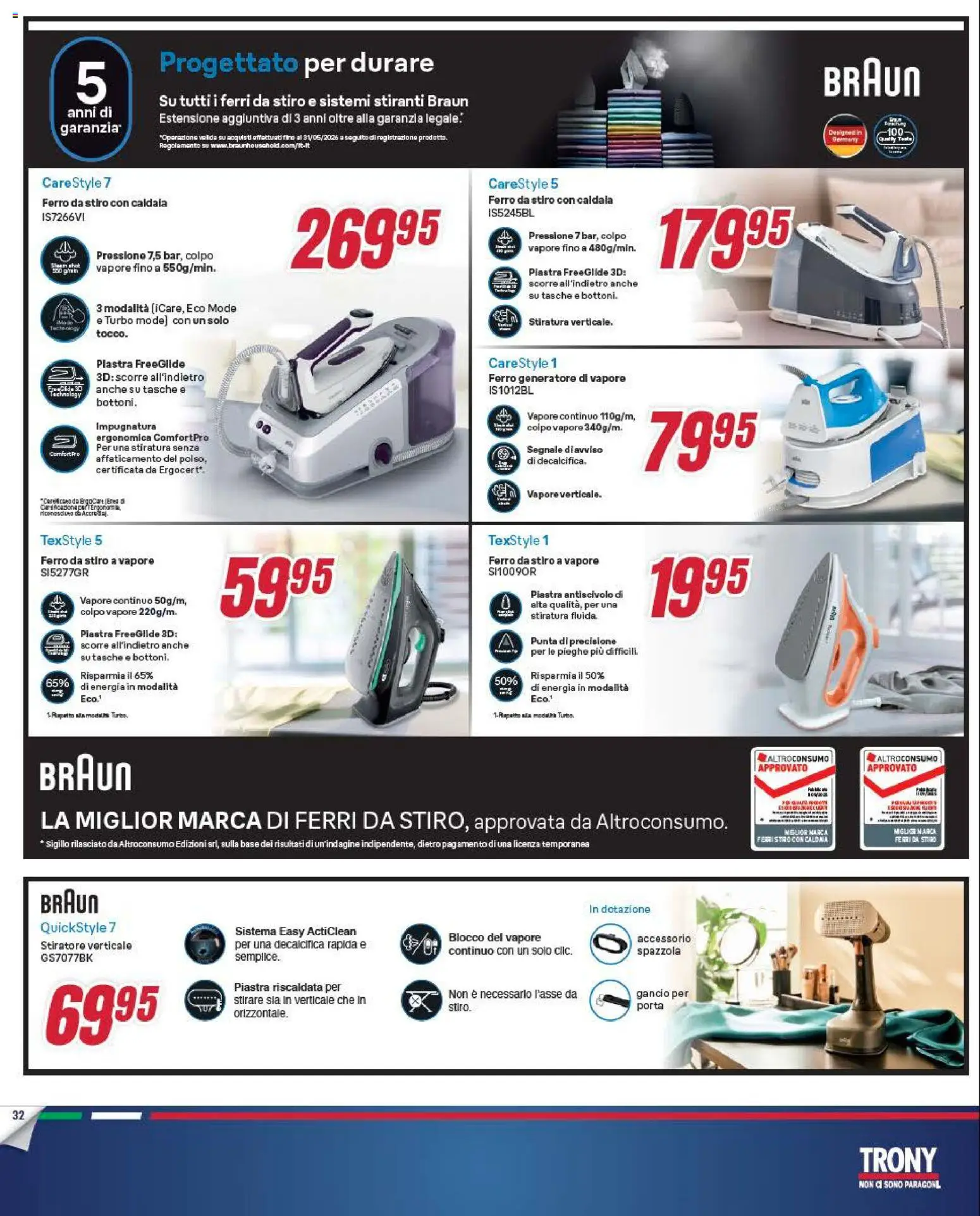 Volantino Trony del 05.02.2026 | Pagina: 32