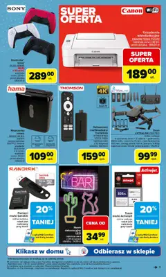 Carrefour Gazetka - Multimedia od 26.05.2025 | Strona: 11 | Produkty: Karta, Adapter, Kontroler, Dron