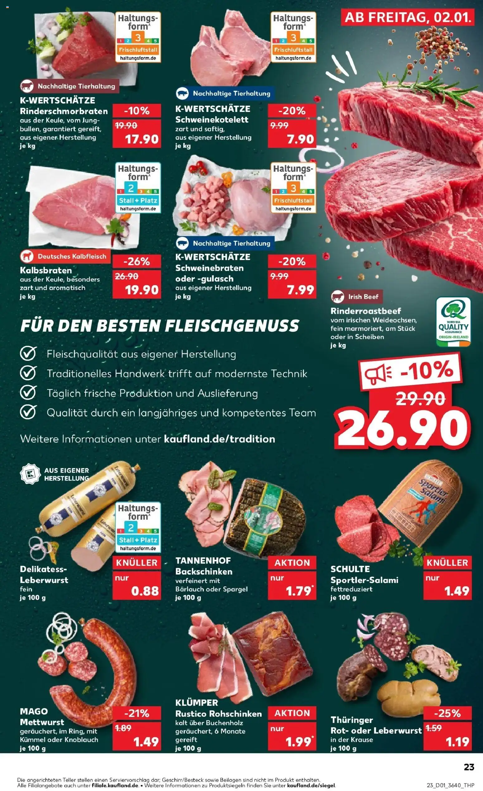 Kaufland prospekt Magdeburg	 – gültig ab 05.01.2026 | Seite: 29 | Produkte: Spargel, Gulasch, Knoblauch, Salami