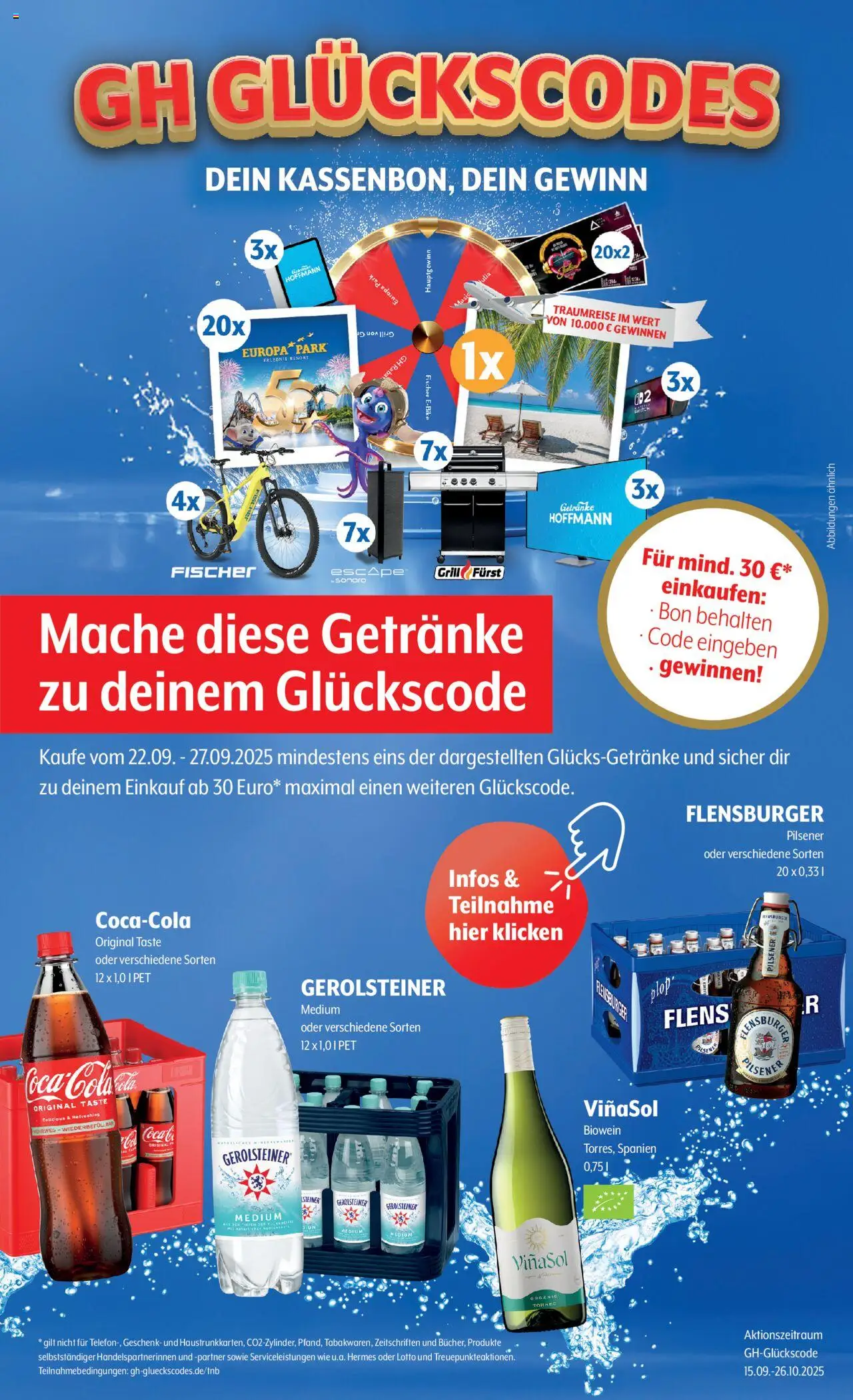 Getränke Hoffmann - Nordrhein - Westfalen – gültig ab 22.09.2025 | Seite: 12 | Produkte: Coca cola, Cola, Flensburger, Gerolsteiner