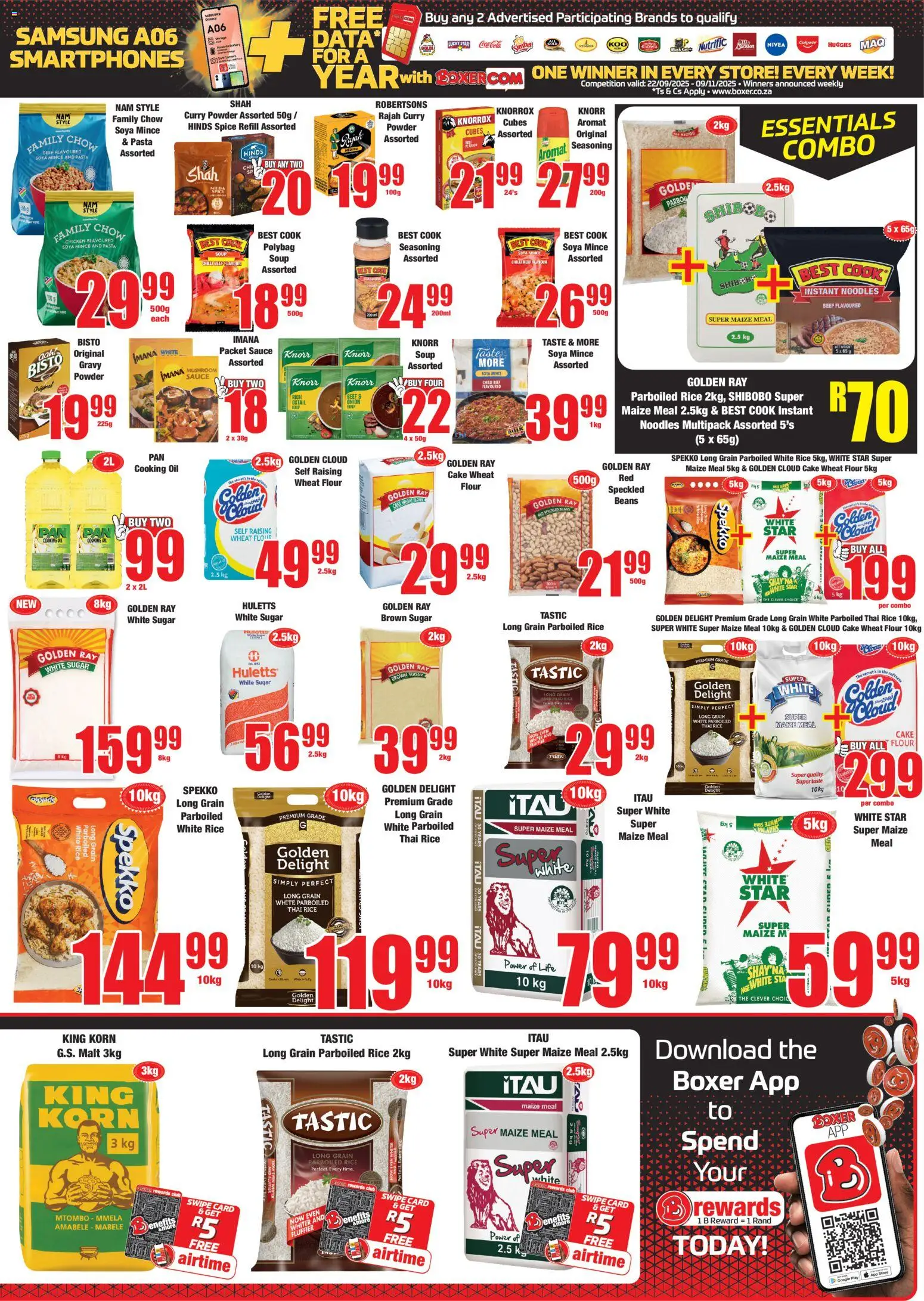 New Boxer catalogue – valid from 23.10.2025 | Page: 9 | Products: Flour, Seasoning, Soup, Sauce