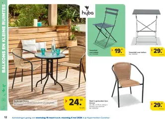 Carrefour folder - Voorbeeld van een folder van Carrefour, geldig van 18.03.2026 | Pagina: 12 | Producten: Zitting, Tafel, Stoel