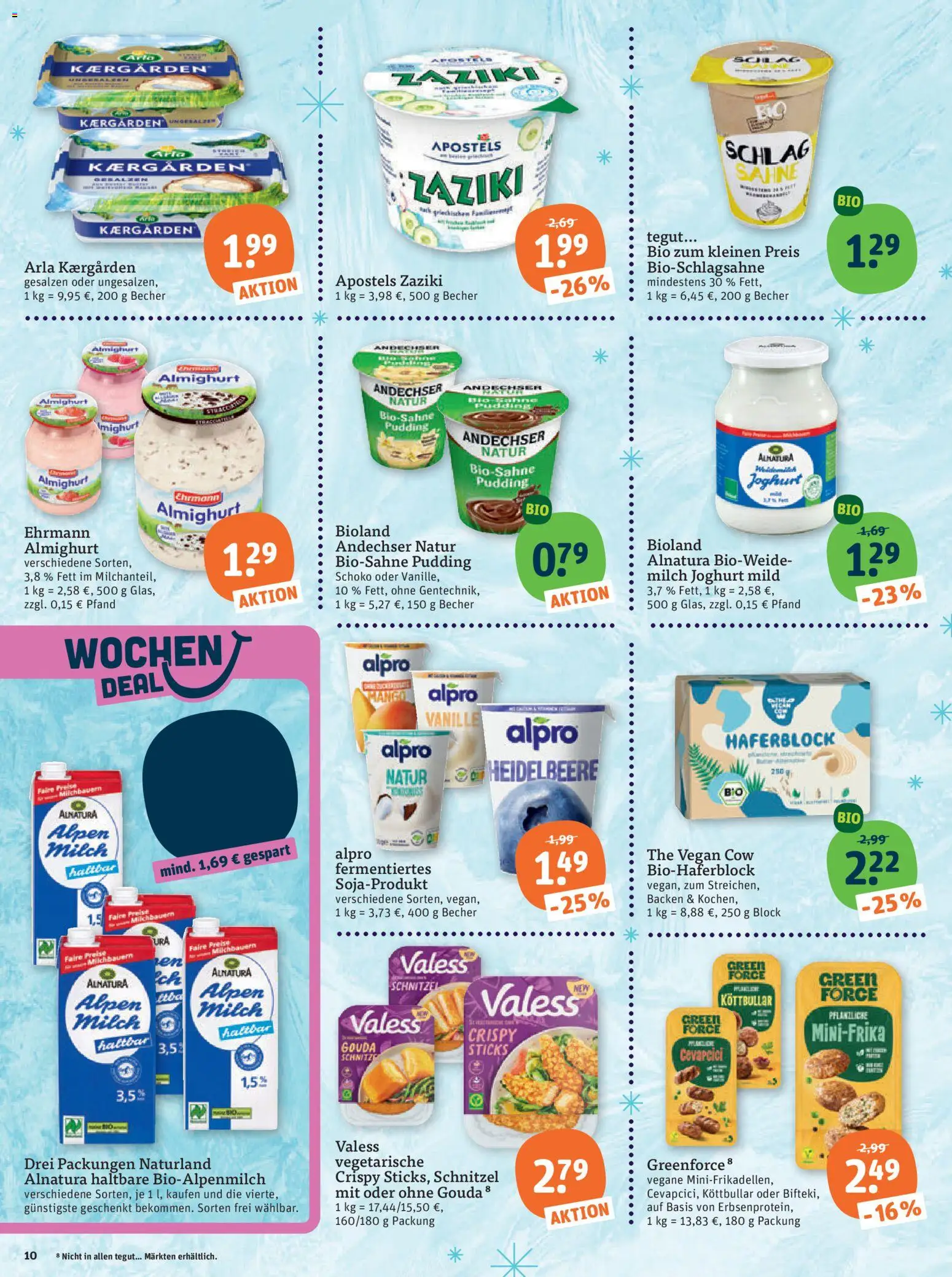 Tegut Prospekt – gültig ab 01.12.2025 | Seite: 12 | Produkte: Gouda, Cevapcici, Schnitzel, Mango
