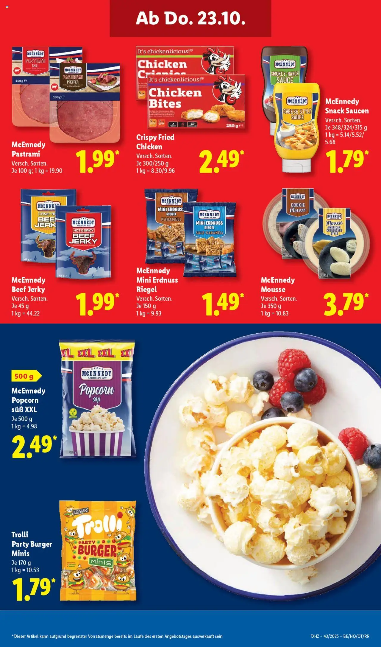 Lidl Prospekt Rahden – gültig ab 20.10.2025 | Seite: 59 | Produkte: Burger, Pfeffer, Chili
