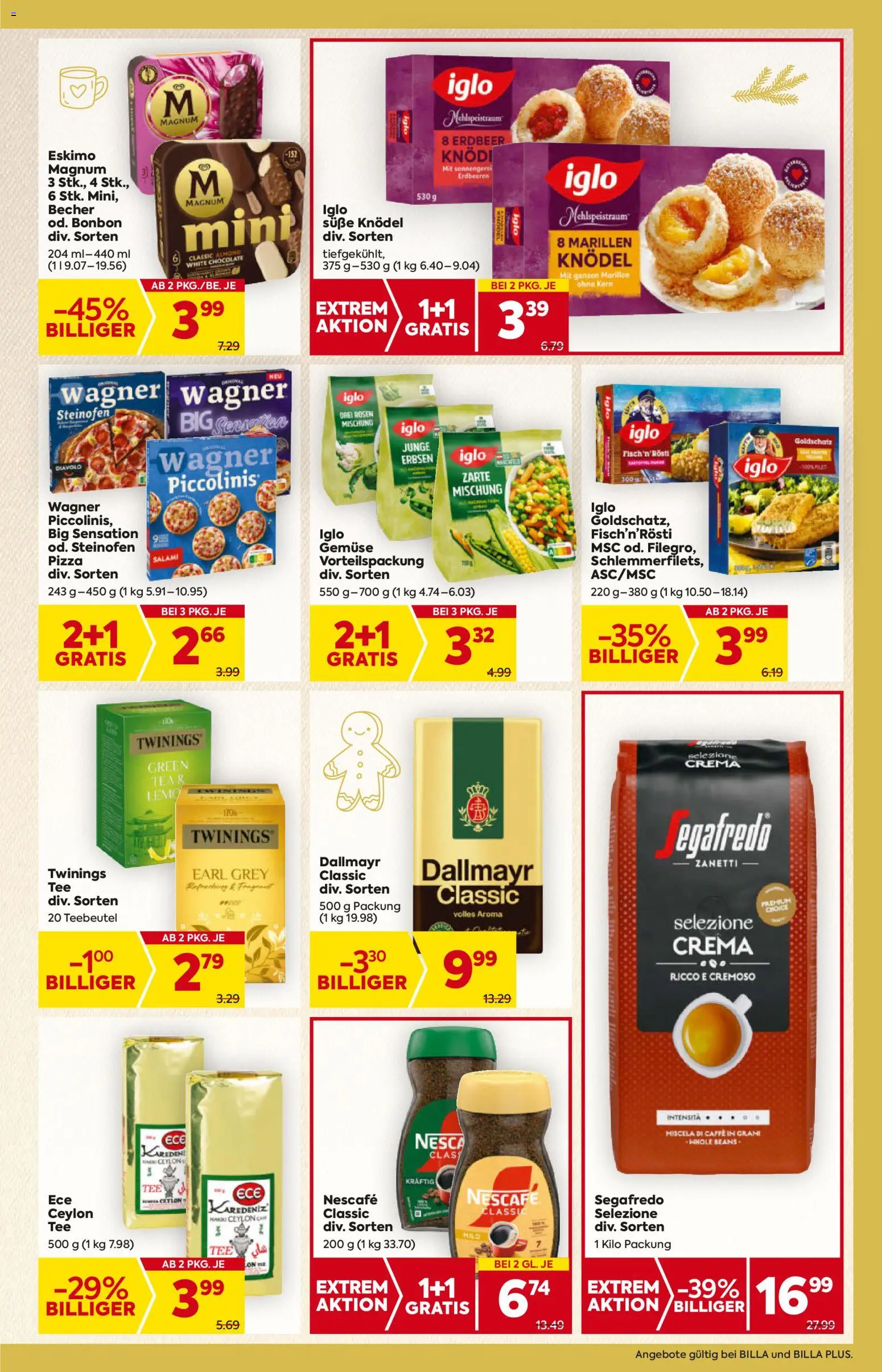 Billa Flugblatt - Kärnten gültig ab 20.11.2025 | Seite: 15 | Produkte: Gemüse, Erbsen, Salami, Pizza