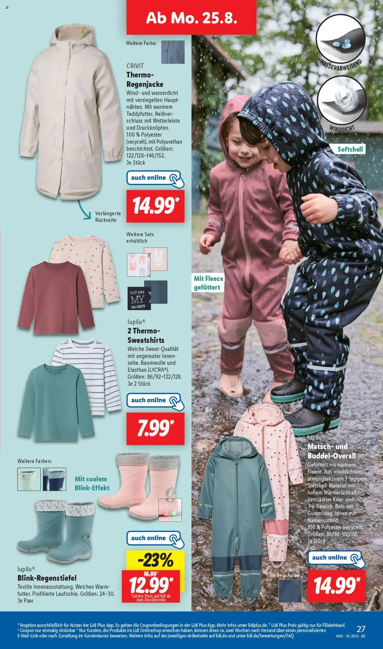 Lidl Prospekt Aarbergen - gültig ab dem 25.08.2025 | Seite: 37 | Produkte: Regenjacke