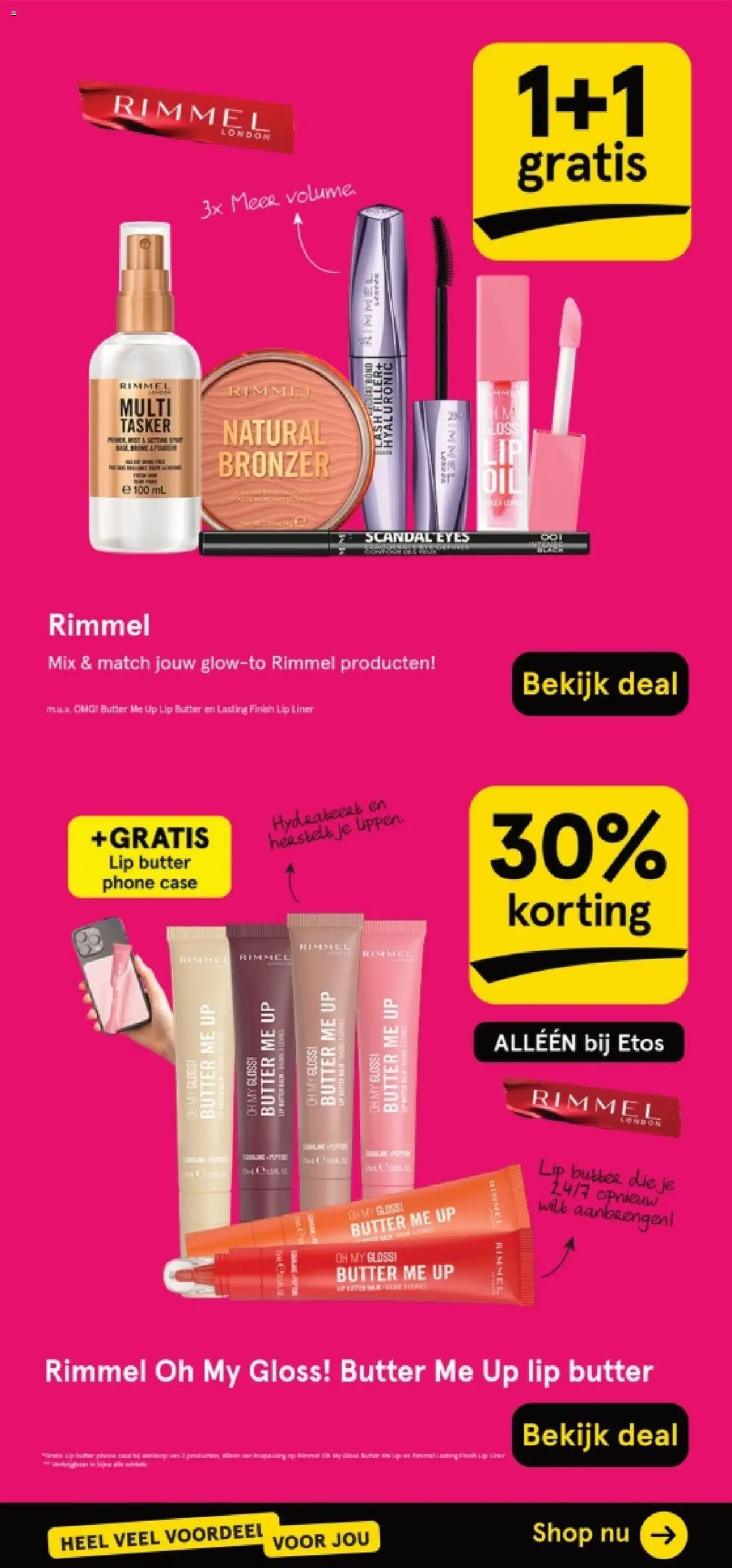  | Pagina: 42 | Producten: Bronzer, Mascara, Eyeliner