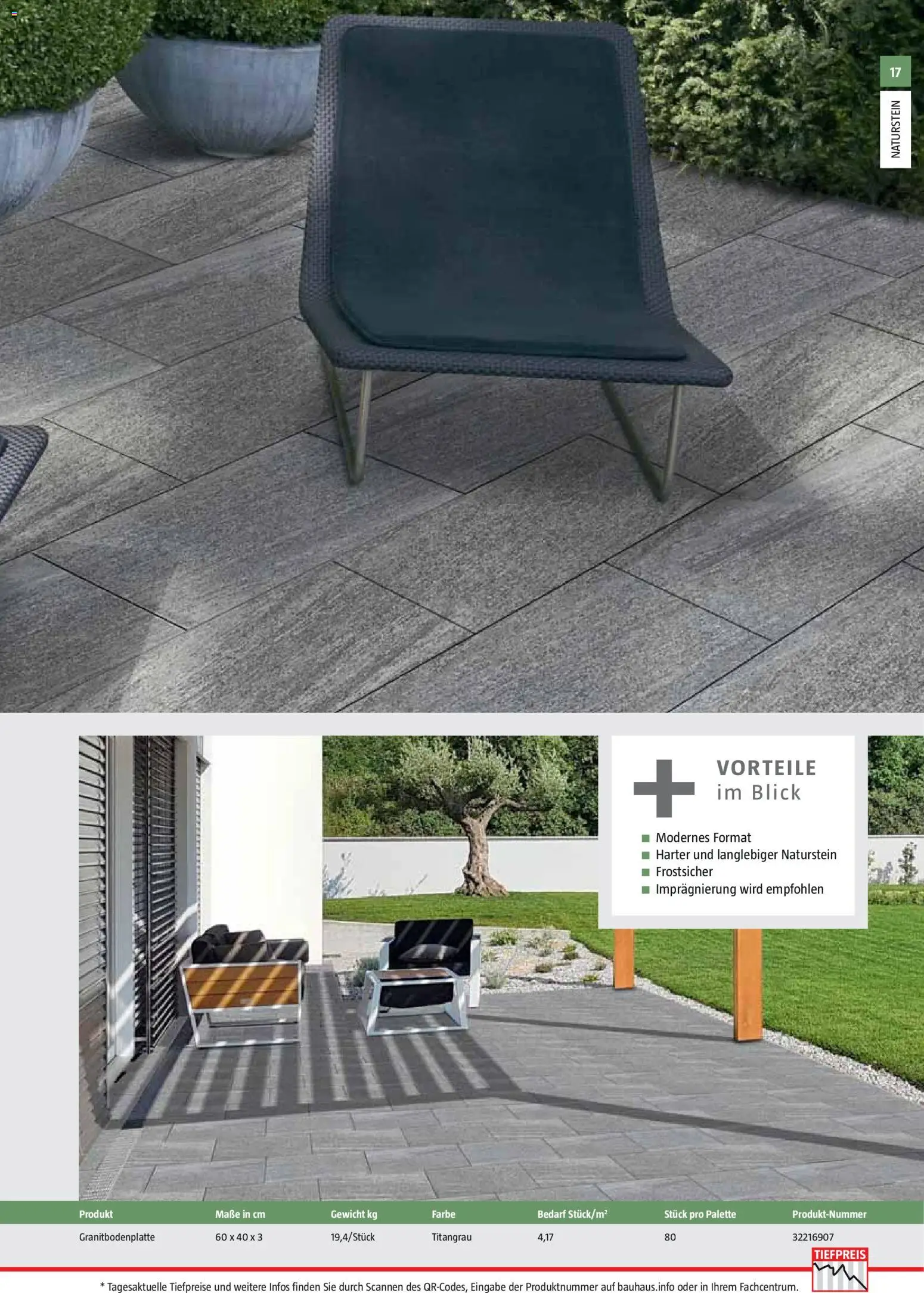 Bauhaus Gartenbaumaterialien gültig ab 01.04.2026 | Seite: 17 | Produkte: Gewicht