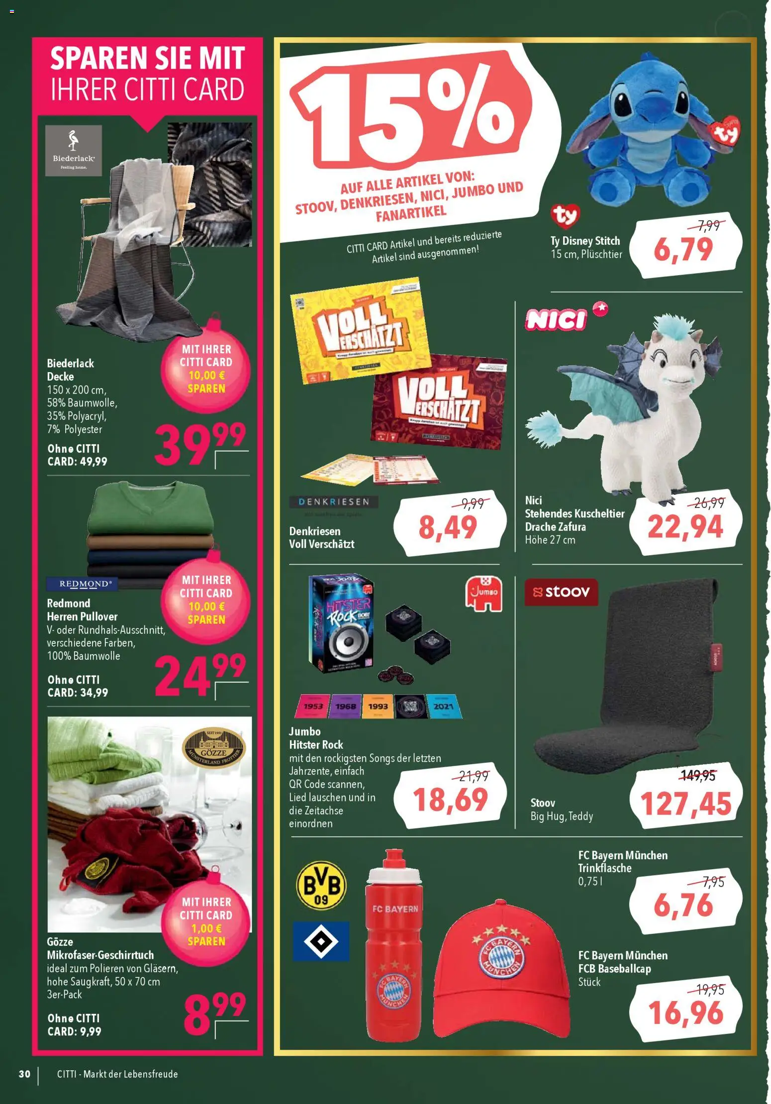 CITTI Markt Prospekt 	 – gültig ab 17.12.2025 | Seite: 34 | Produkte: Decke, Rock, Pullover