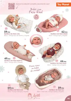 Vista previa Toy Planet - Catálogo Juguetes Navidad válido desde el 03.11.2025 | Página: 165 | Productos: Muñeca, Saco de dormir, Peso, Cojín