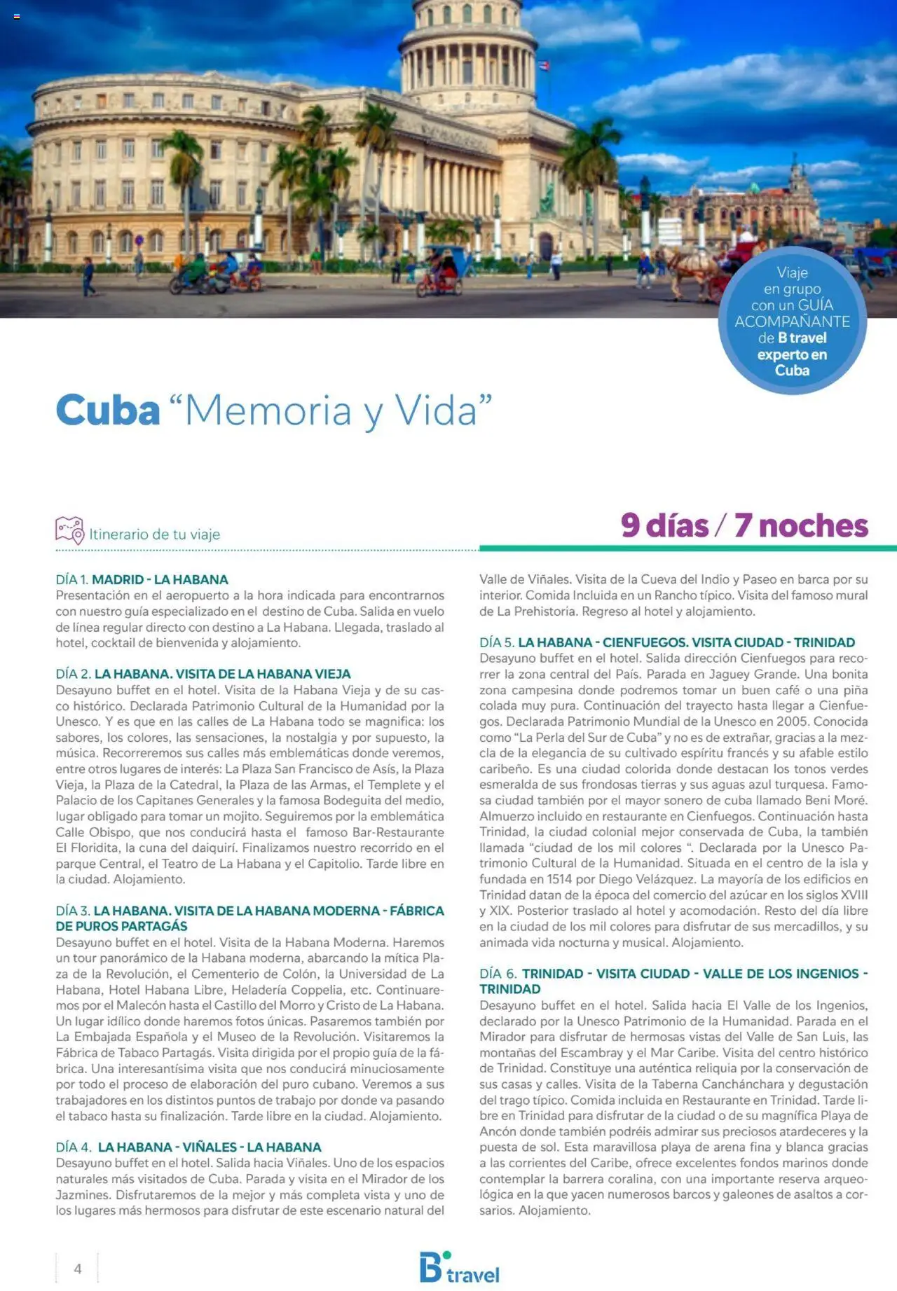B the travel brand Viajeros Expertos Internacional  │ válido desde el 27.02.2025 | Página: 4 | Productos: Café, Piña, Cuna