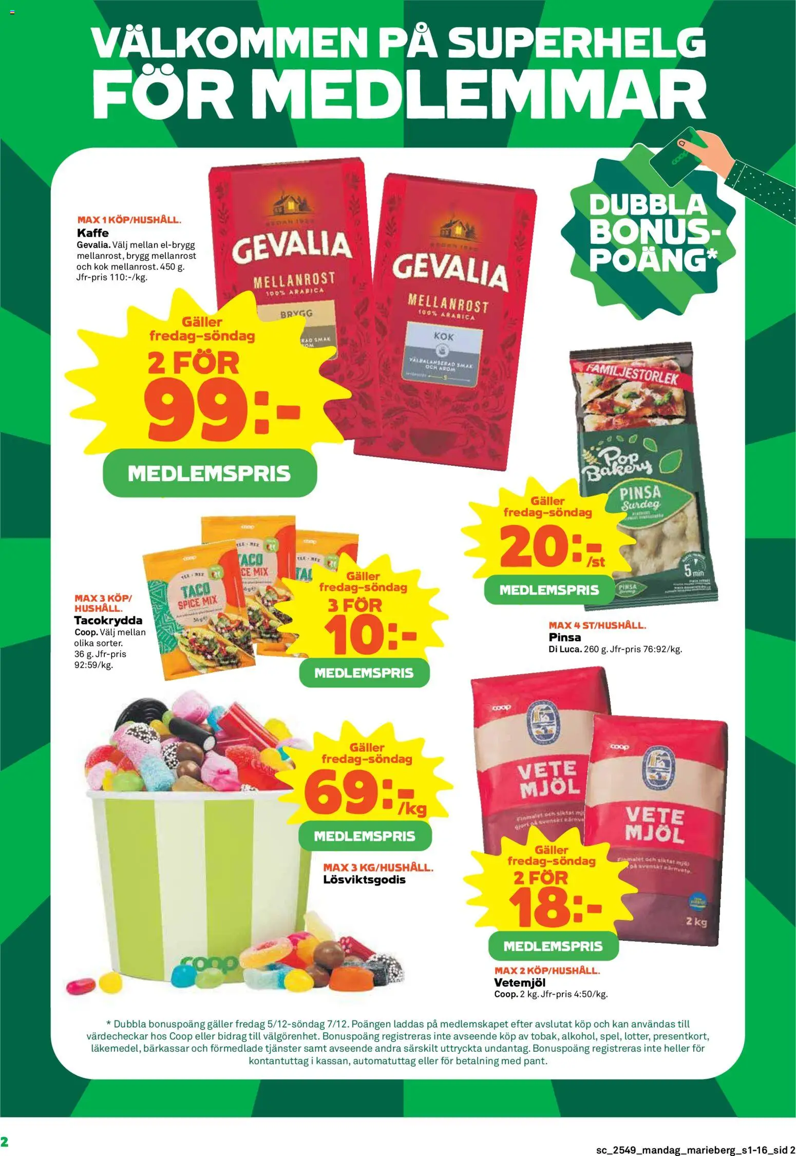 Coop Forum reklamblad aktuell från 01.12.2025 | Sida: 2