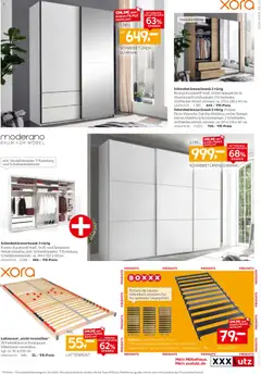 XXXL Lutz Schlafen-Preishits! ab 26.10.2025 gültig | Seite: 7 | Produkte: Lattenrost, Schwebetürenschrank, Schrank, Spiegel