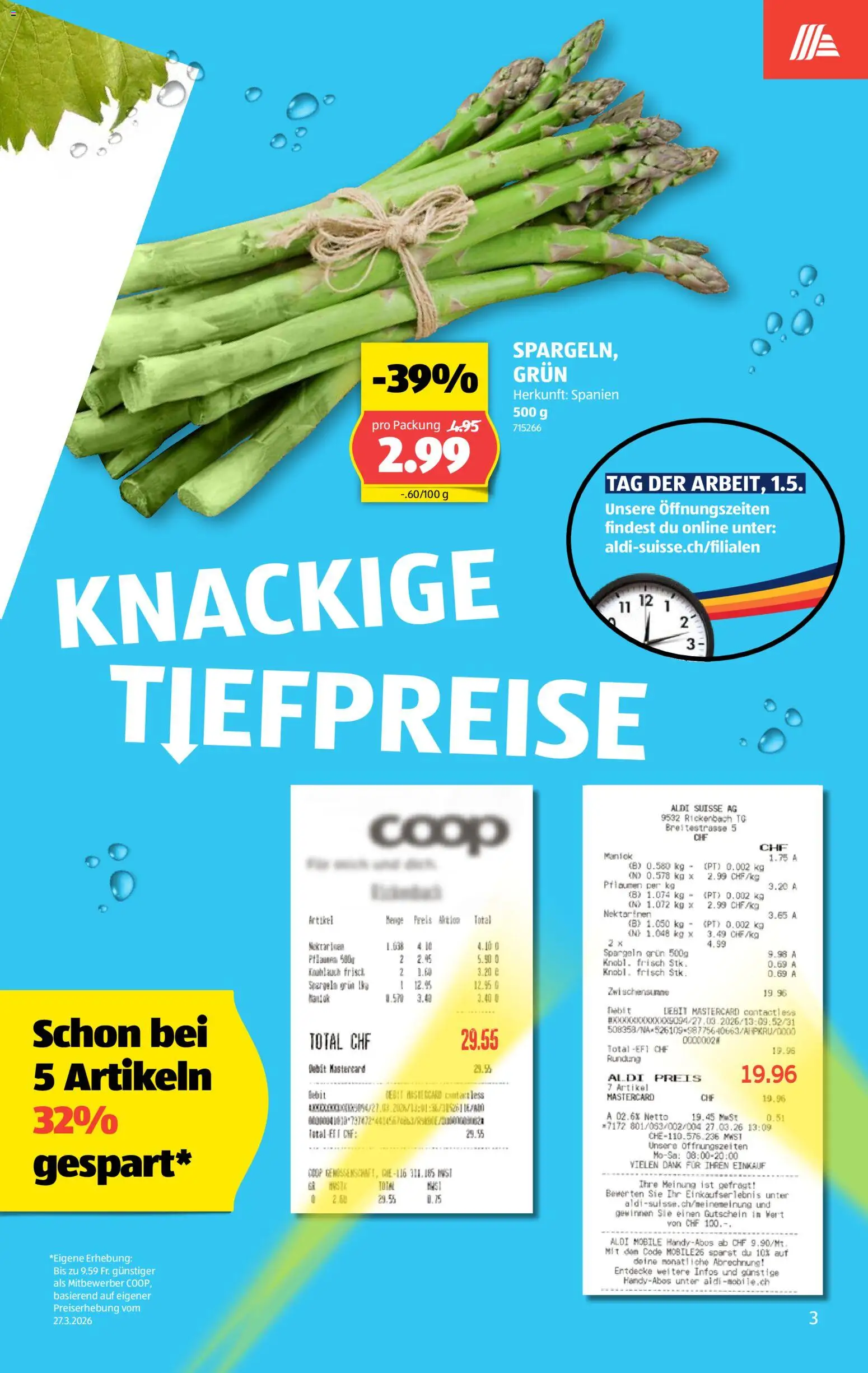 Aldi aktionen – gültig ab 30.04.2026 | Seite: 3 | Produkte: Nektarinen, Knoblauch