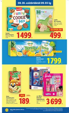 Lidl akciós ujság - amely érvényes a következő dátumtól: 28.08.2025 | Oldal: 20