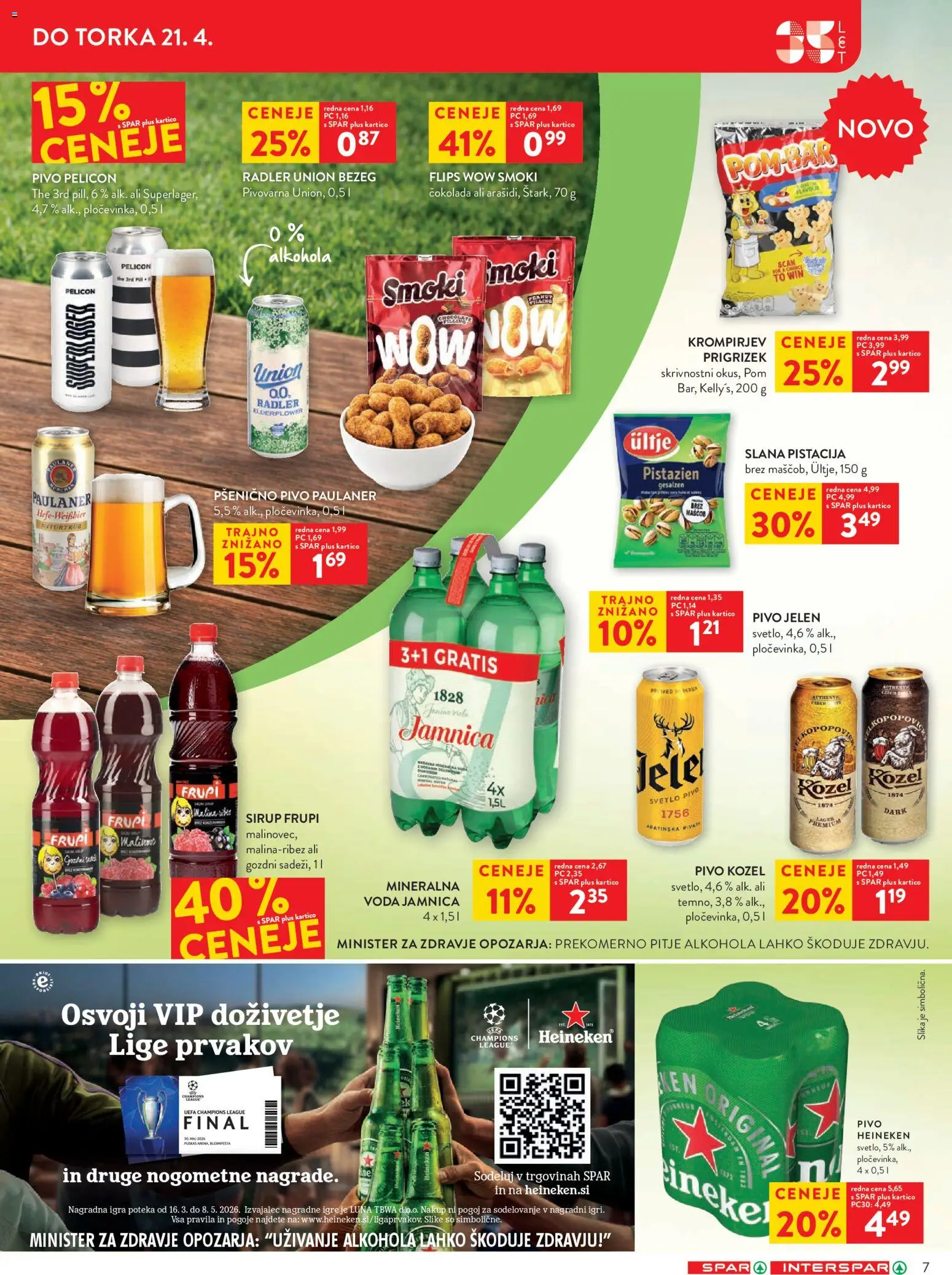 Novi Spar katalog ponudbe – veljaven od 15.04.2026 | Stran: 7