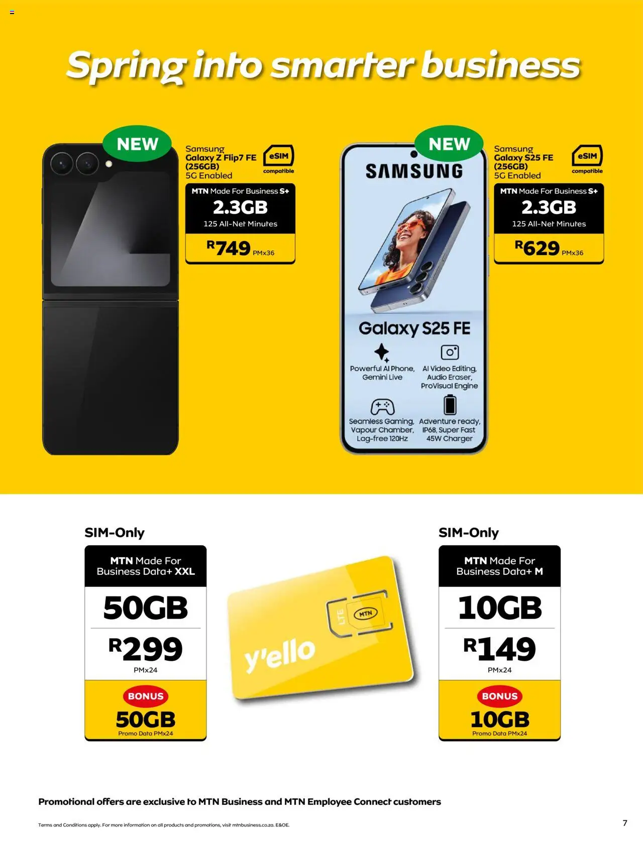 New MTN catalogue – valid from 07.09.2025 | Page: 7 | Products: Data, Audio, Charger
