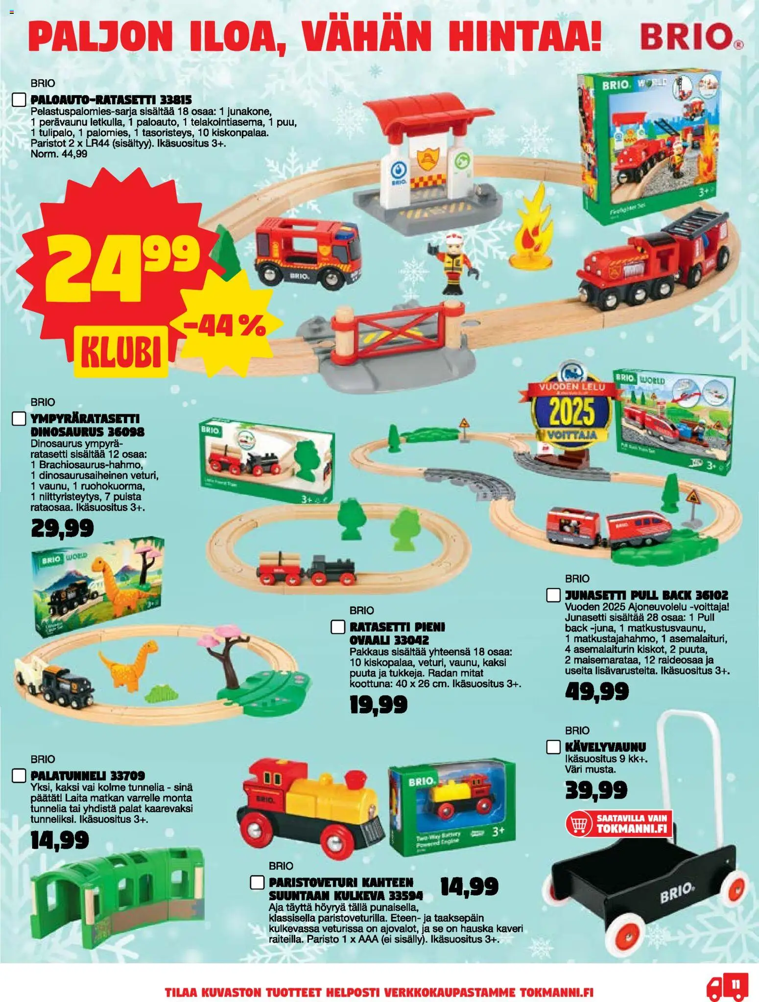 Tokmanni - Joululelukuvasto – voimassa 03.11.2025 alkaen | Sivu: 11 | Tuotteet: Paristot