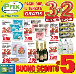 Anteprima del volantino Volantino Prix	 valido a partire dal 17.10.2025