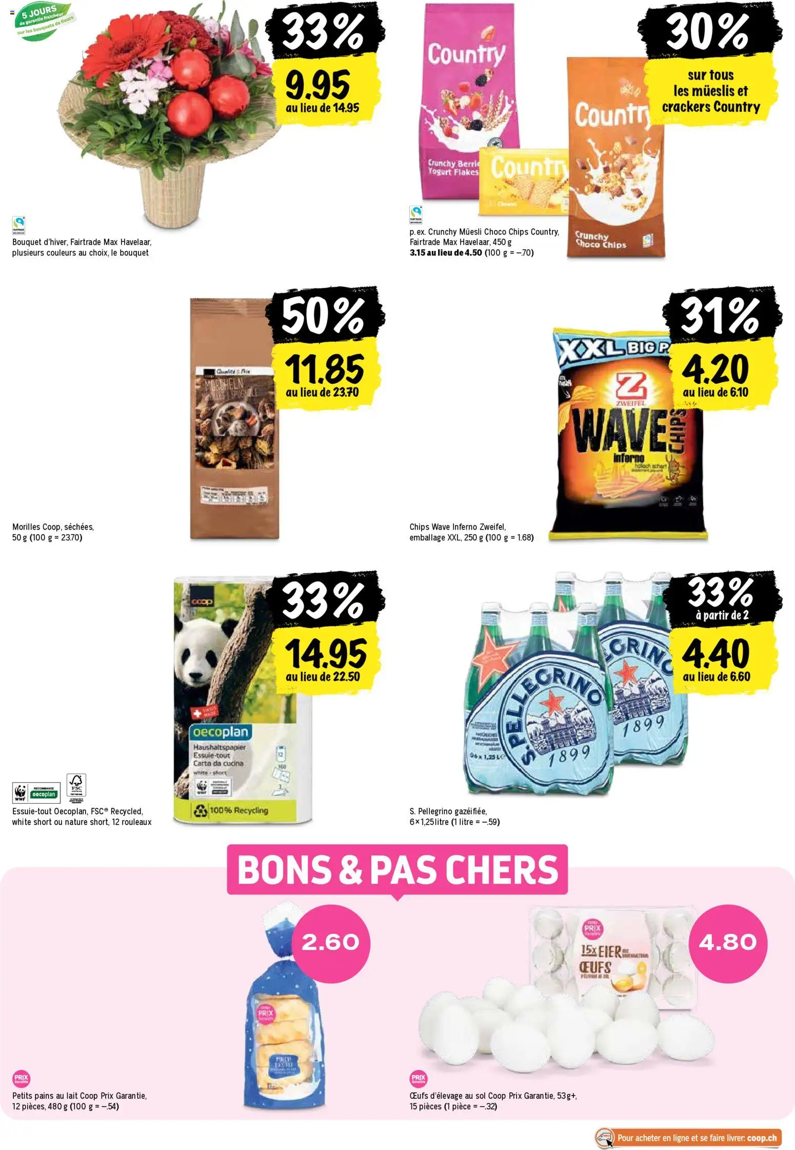 Coop - Les actions de la semaine – gültig ab 29.12.2025 | Seite: 22 | Produkte: Eier, Chips