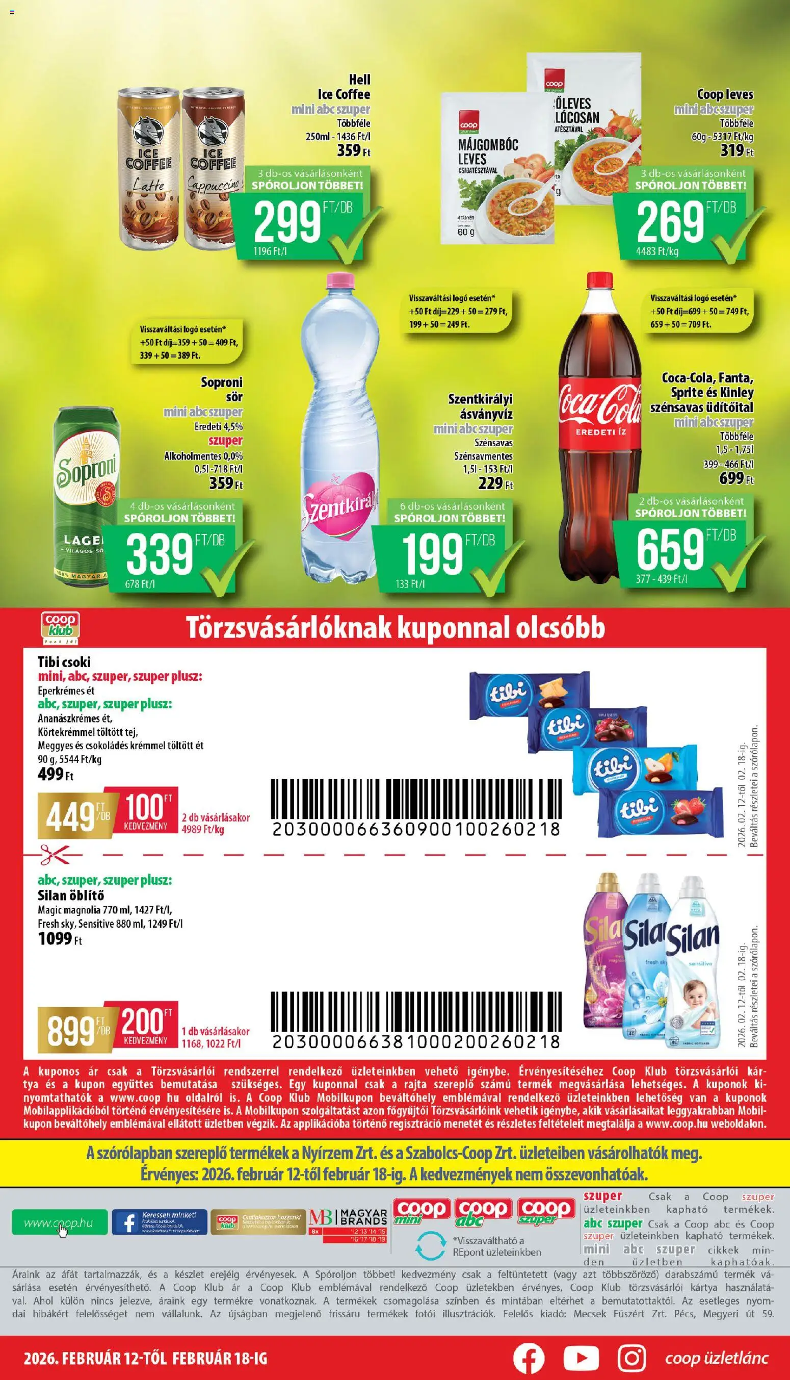 COOP akciós ujság - amely érvényes a következő dátumtól: 12.02.2026 | Oldal: 8