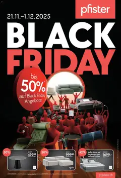 Pfister - Black Friday ab 21.11.2025 gültig