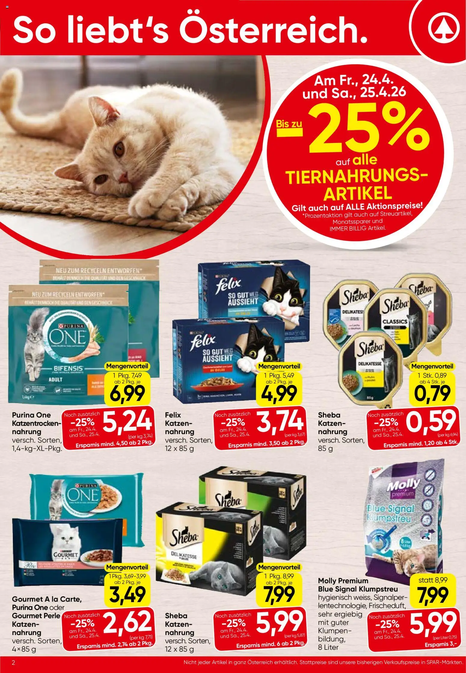 Spar Flugblatt - Vorarlberg gültig ab 23.04.2026 | Seite: 2