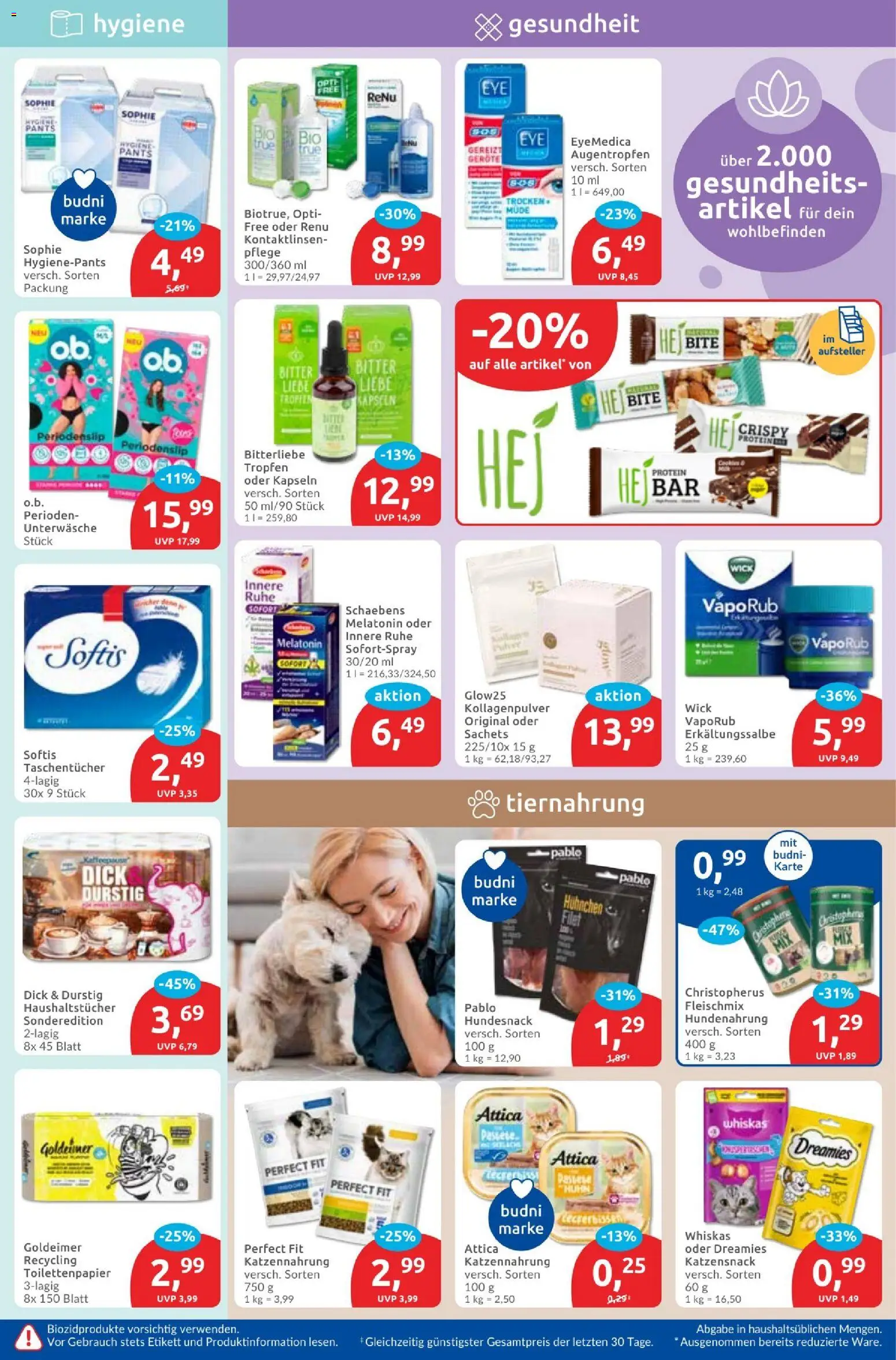 Budni Prospekt – gültig ab 06.01.2026 | Seite: 5 | Produkte: Unterwäsche, Whiskas, Toilettenpapier