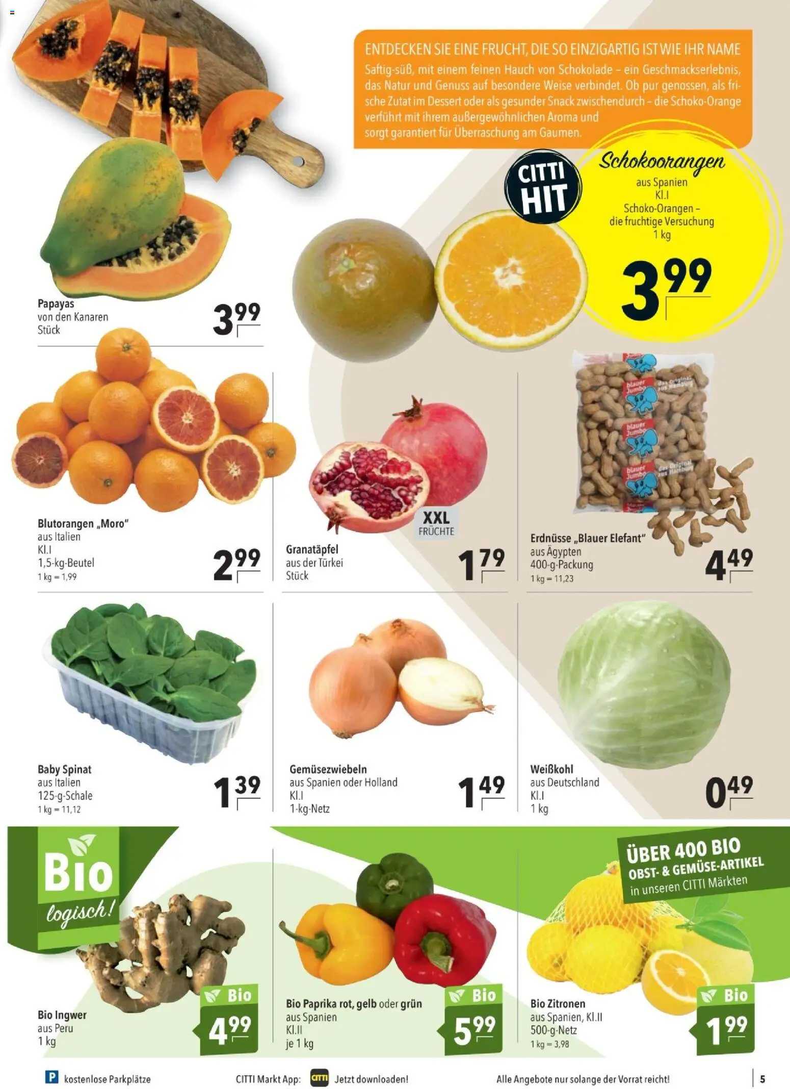 CITTI tilbudsavis – gyldig fra 02.01.2026 | Side: 7 | Produkter: Spinat, Paprika