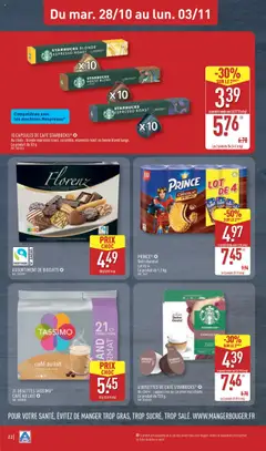 Aldi - Prévisualisation de Aldi catalogue semaine 44 valide à partir de 28.10.2025 | Page: 26 | Produits: Dolce Gusto, Café, Chocolat, Biscuits