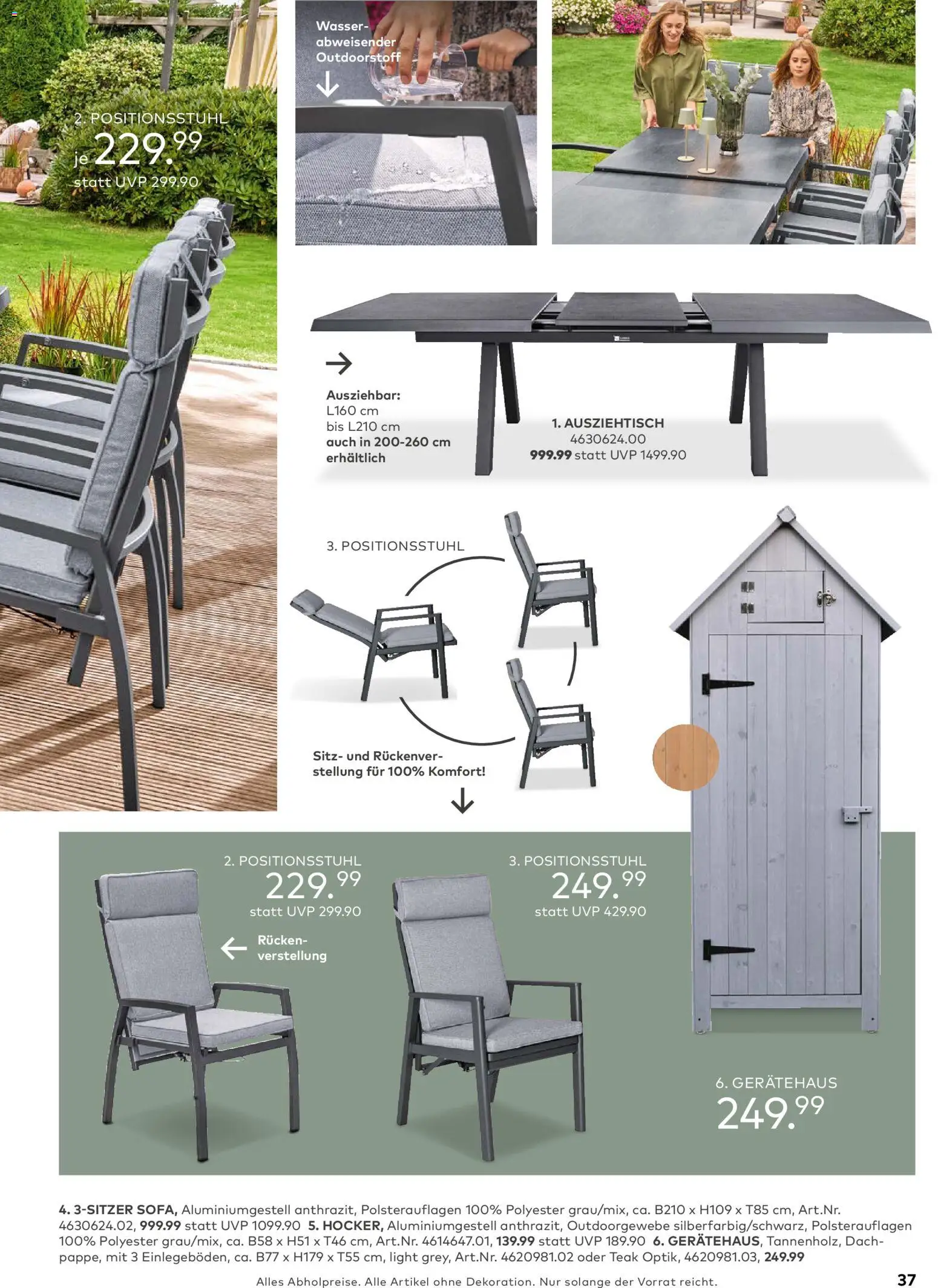Porta! Gartenmöbel Katalog – gültig ab 01.03.2026 | Seite: 37 | Produkte: Wasser