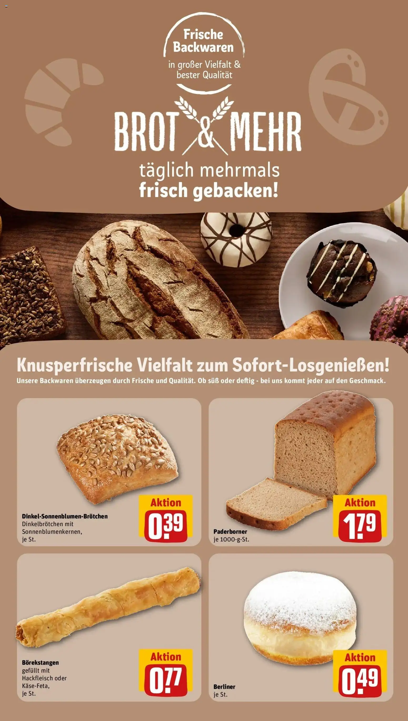 Rewe prospekt Gevelsberg	 – gültig ab 09.02.2026 | Seite: 29 | Produkte: Berliner, Brot, Hackfleisch