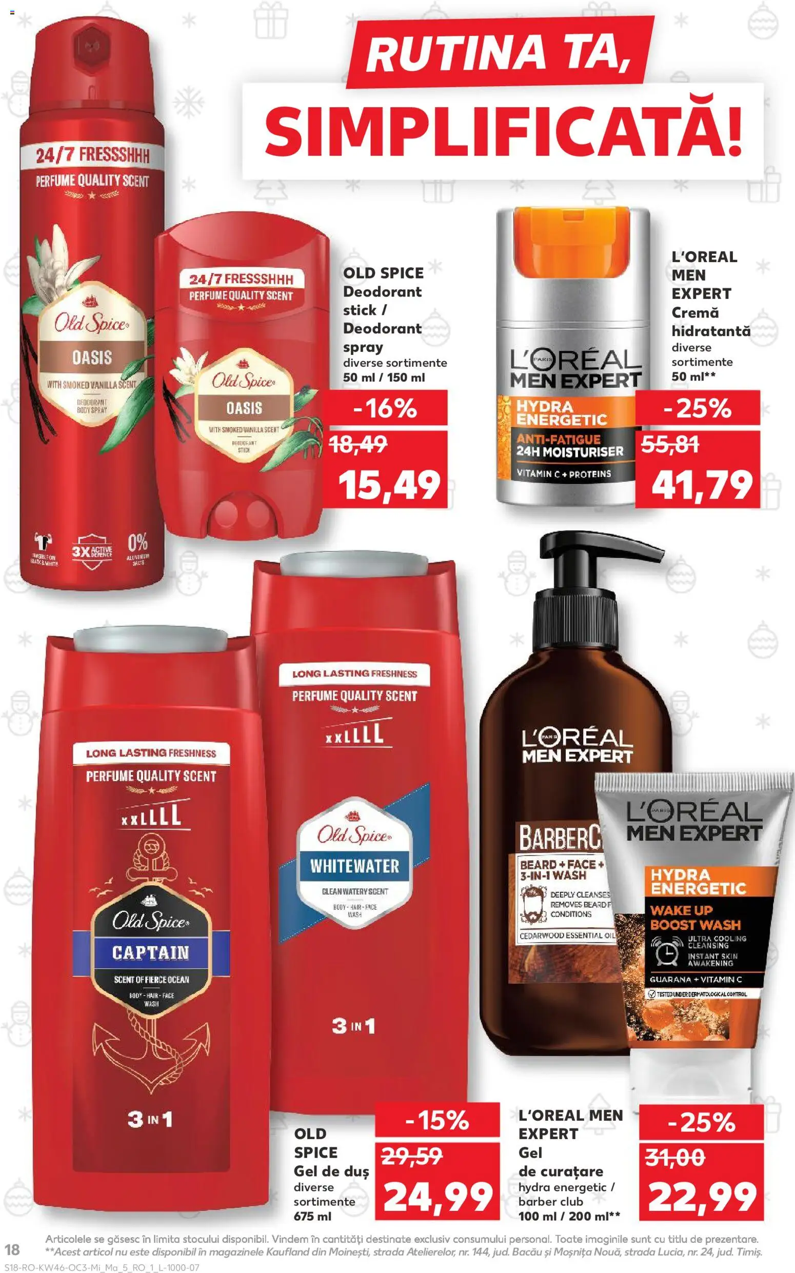 Noul catalog Kaufland – valabil de la 12.11.2025 | Pagină: 18 | Produse: Gel de curățare, Duș, Gel de duș, Deodorant