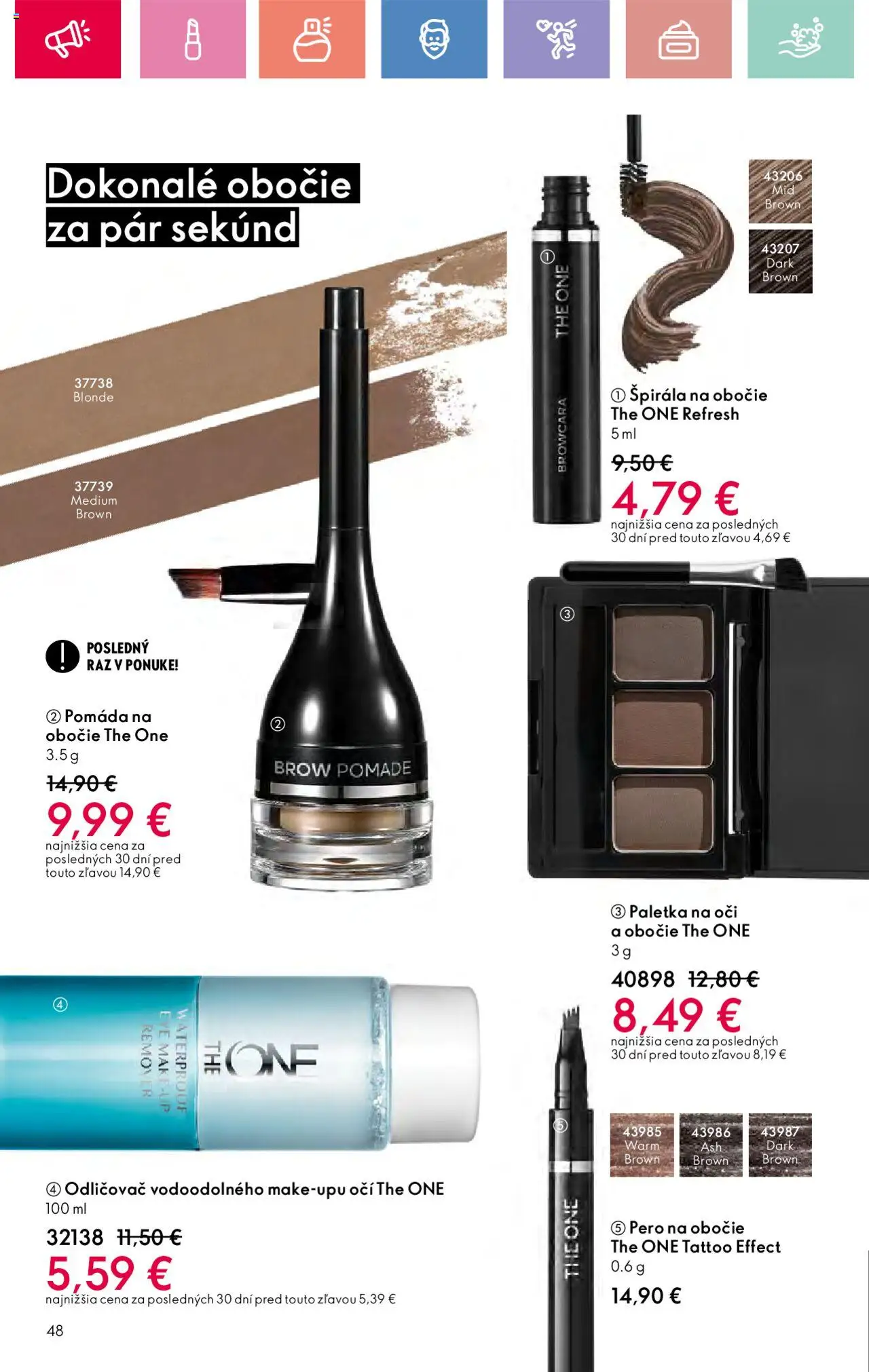 Katalóg Oriflame 10 2025 │ platný od 06.07.2025 | Strana: 48 | Produkty: Pero, Odličovač