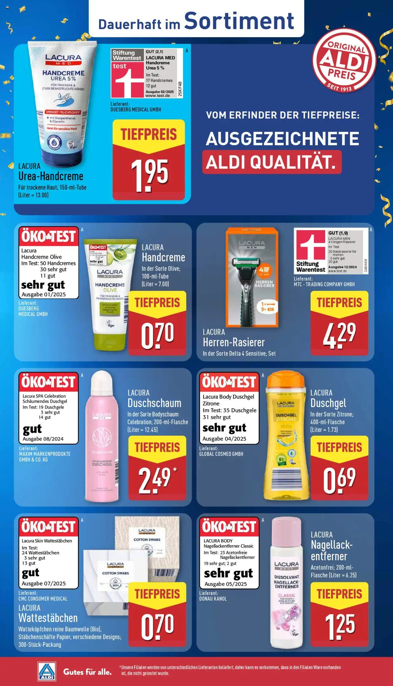 Aldi Prospekt 	 – gültig ab 20.10.2025 | Seite: 37 | Produkte: Rasierer, Nagellack, Zitrone, Nagellackentferner
