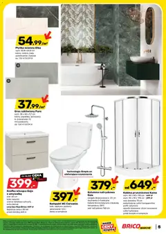 Pogląd oferty "Brico Marché Gazetka" - ważna od 11.02.2026 | Strona: 5 | Produkty: Umywalka, Bateria