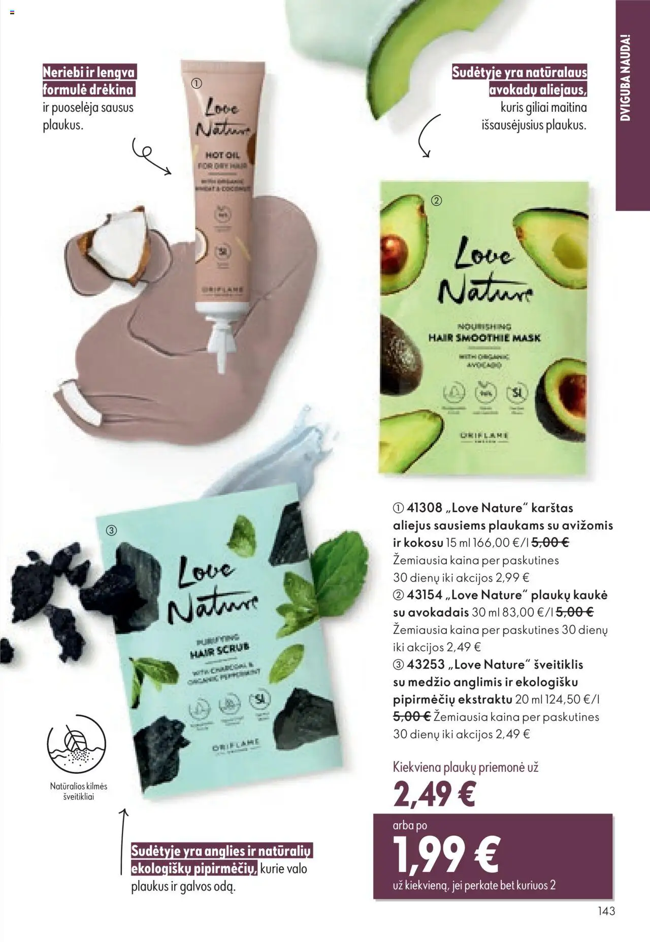 Oriflame akcijos nuo 08.10.2025 | Puslapis: 143 | Prekių: Kaukė, Šveitiklis, Aliejus
