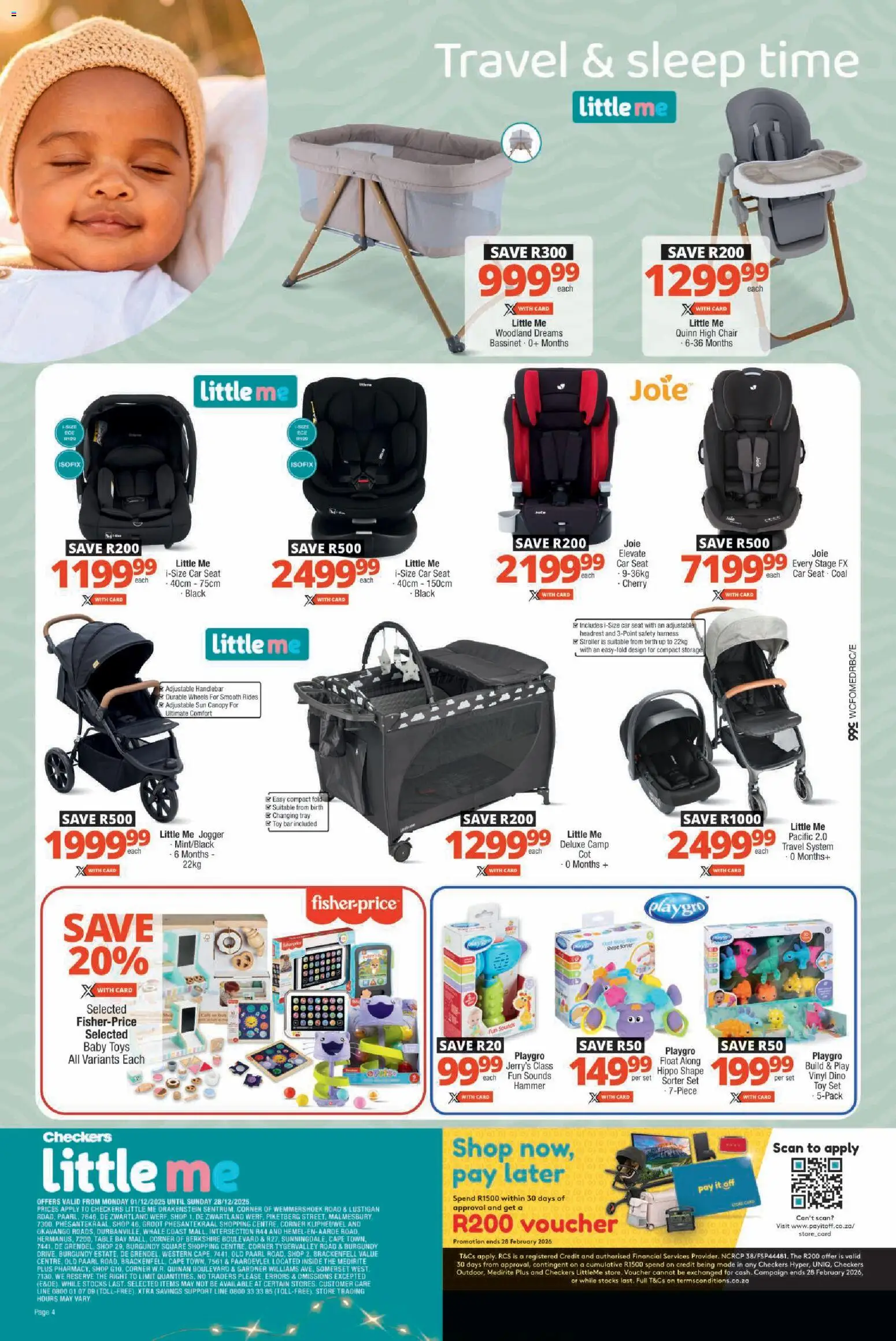 New Checkers catalogue – valid from 01.12.2025 | Page: 4 | Products: Jogger, Chair, Hammer, Peach