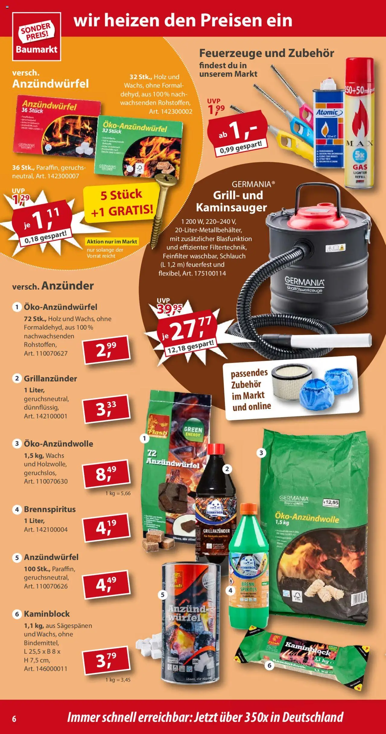 Sonderpreis Baumarkt Prospekt 	 - gültig ab dem 30.08.2025 | Seite: 6 | Produkte: Grill, Energy