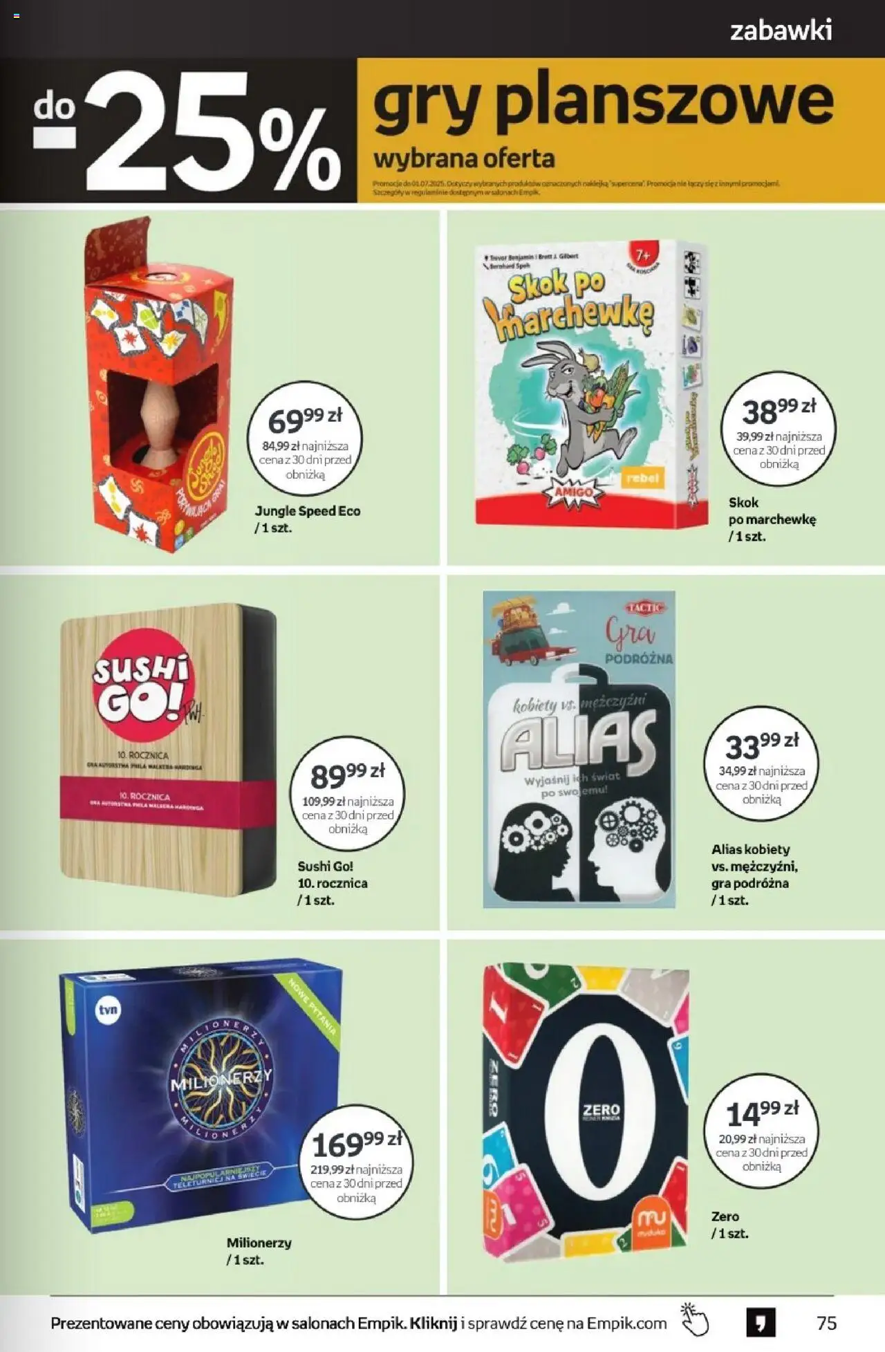 Empik promocje od 18.06.2025 | Strona: 75 | Produkty: Gra, Sushi, Gry