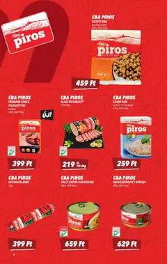 CBA Akciós újság - amely érvényes a következő dátumtól: 19.02.2026 | Oldal: 4