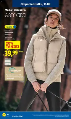 Esmara® Sweter damski, Sweter damski, rozmiary: S-L, 2 wzory od 15.09.2025 | Strona: 14 | Produkty: Sweter